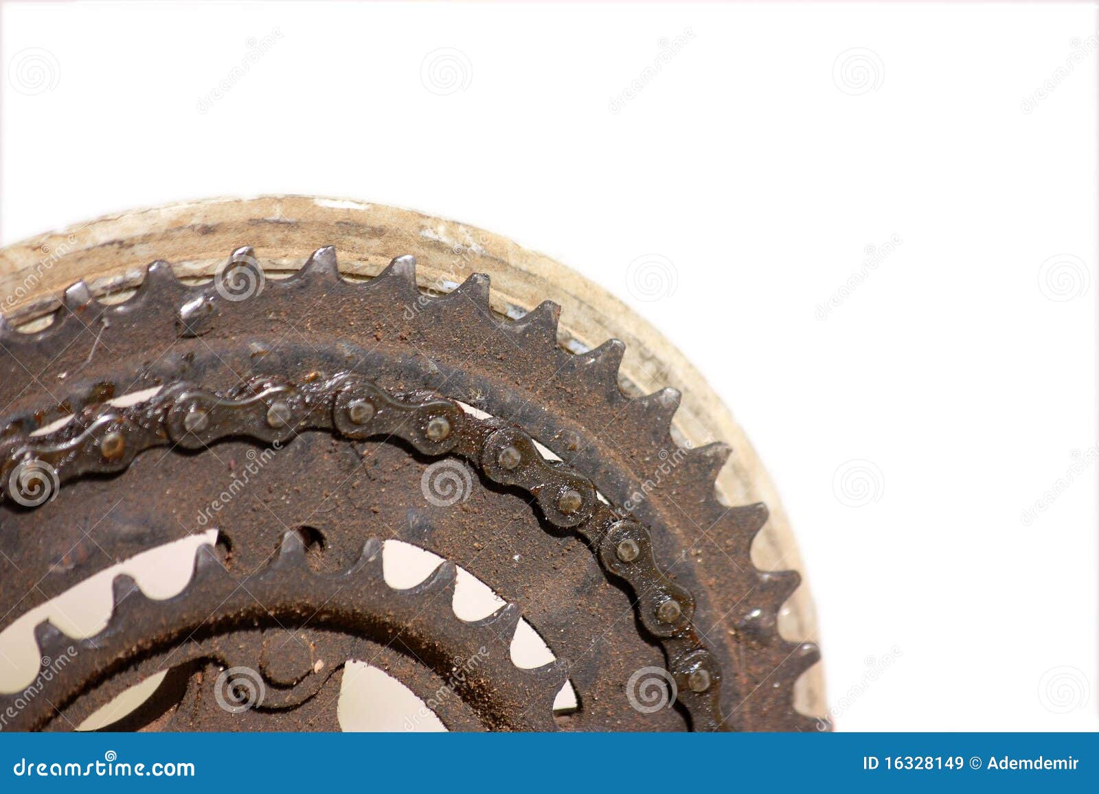 Rusty Bicycle Gear Chain Macro Stock Image Image of wheel, dirty