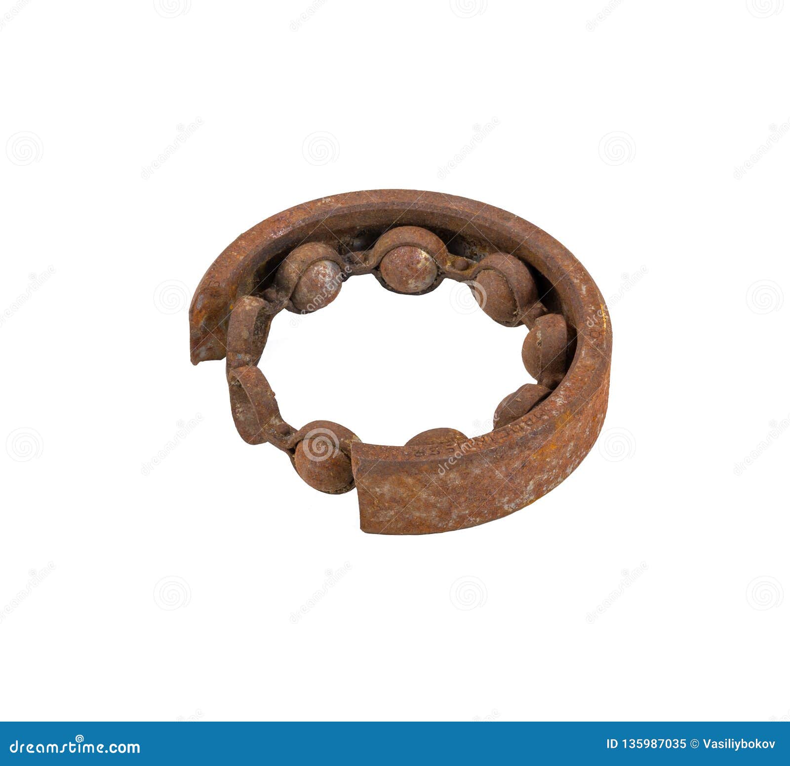 Rusty Broken Bearing Old Part Stock Image Image of broken, dirty