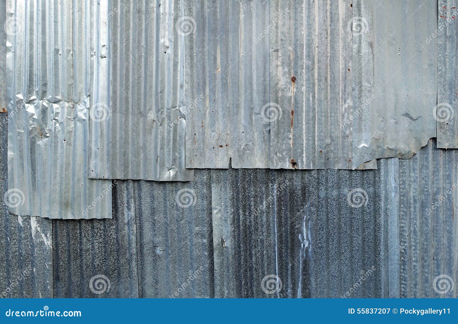 a rusty corrugated iron metal texture