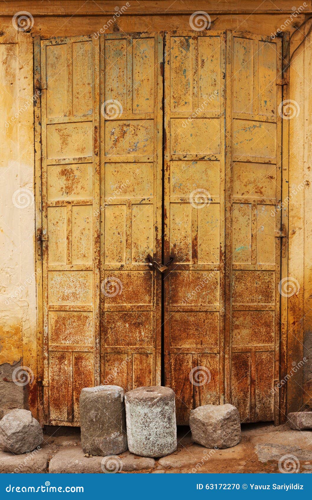 Rusty door as background stock photo. Image of city, house ...