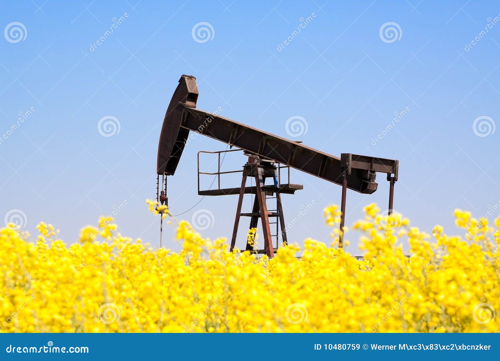 Rusty earth oil pump stock image. Image of production 10480759