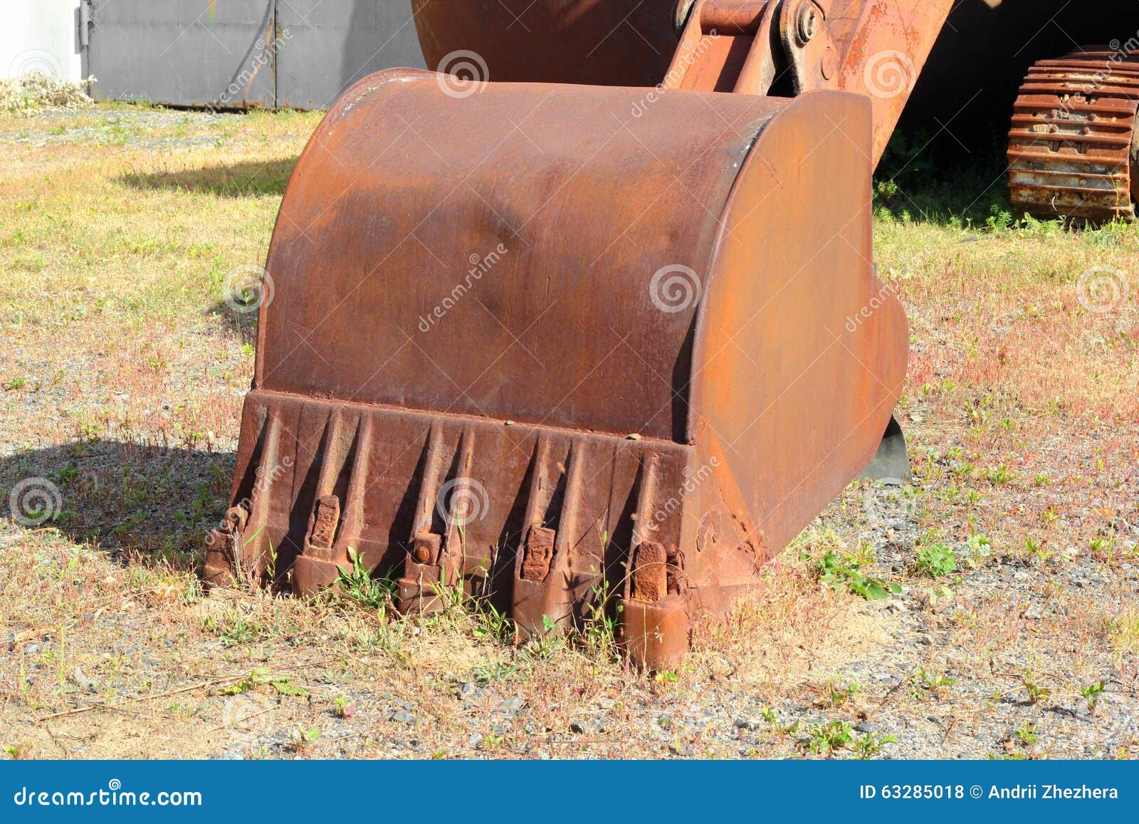 Rusty excavator bucket stock photo. Image of digger, shovel 63285018