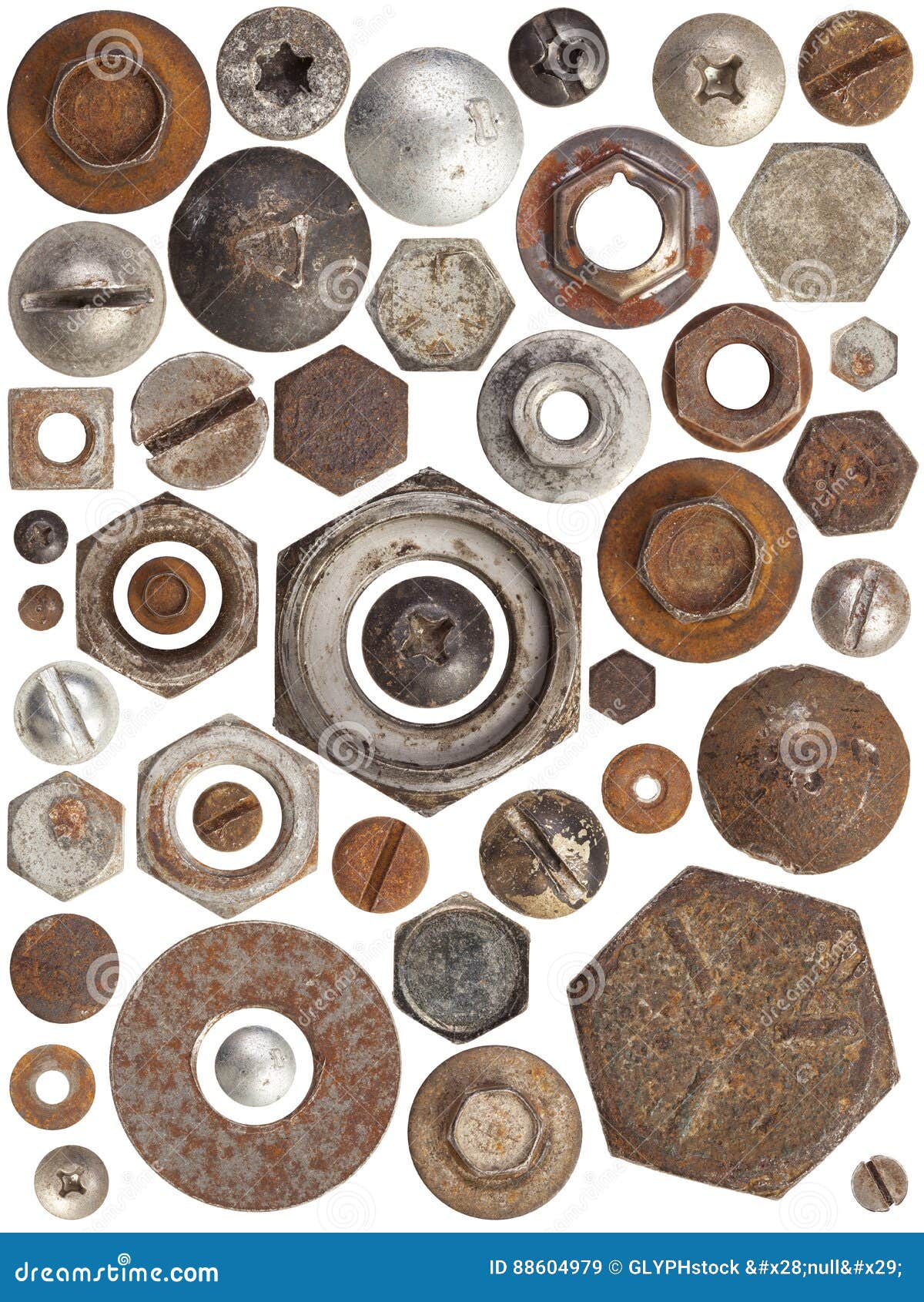 Rusty Hardware Collection stock image. Image of mechanic 88604979