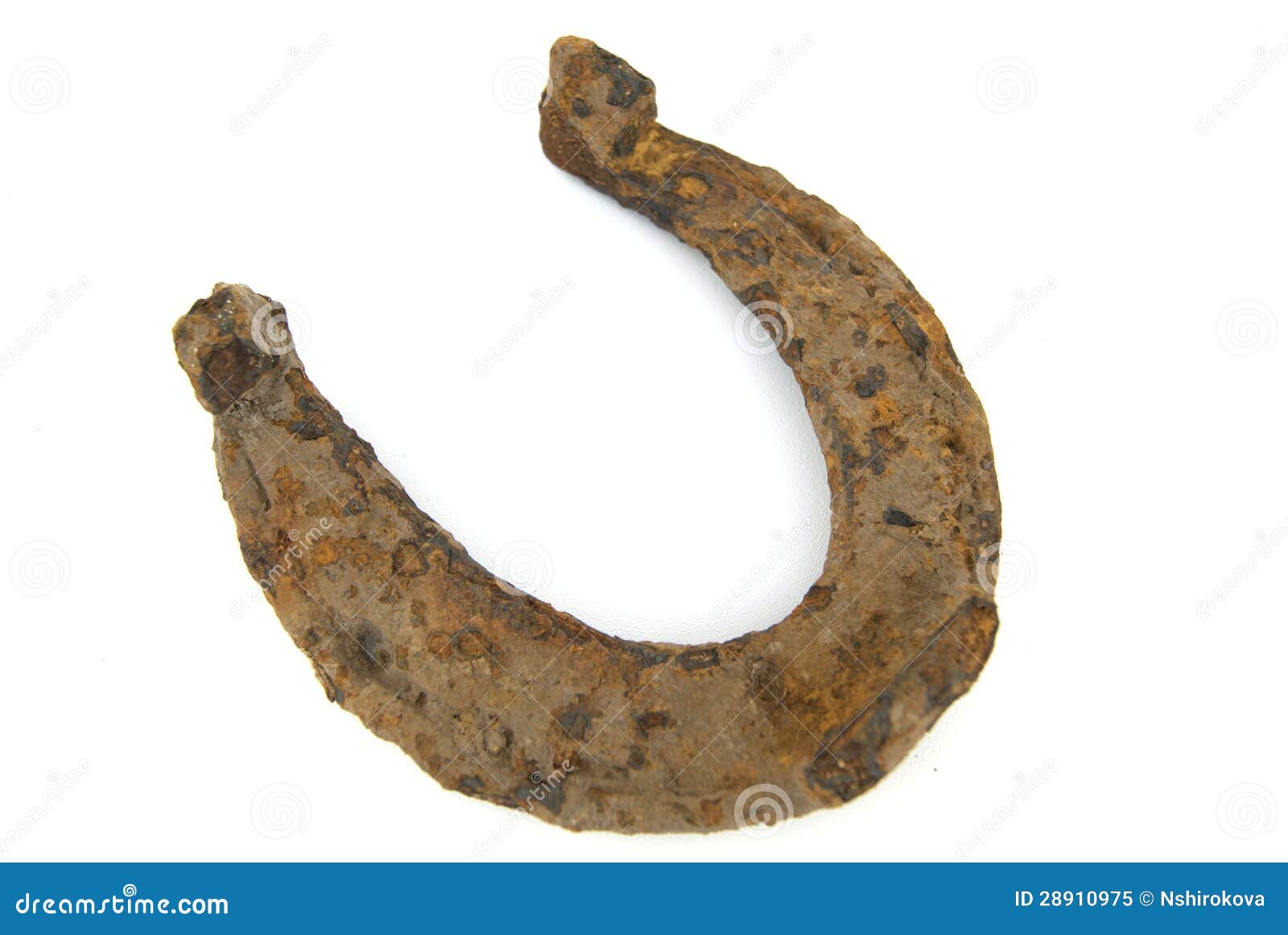 Rusty horseshoe stock image. Image of lucky, rust, horseshoe 28910975