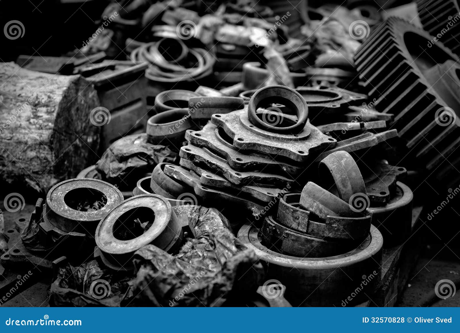 Rusty Industrial Machine Parts Stock Photo Image of work, industrial