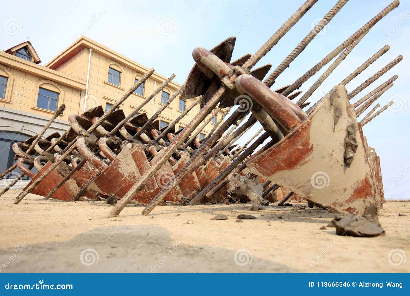 Iron anchor stock photo. Image of iron, ocean, dock 118666546