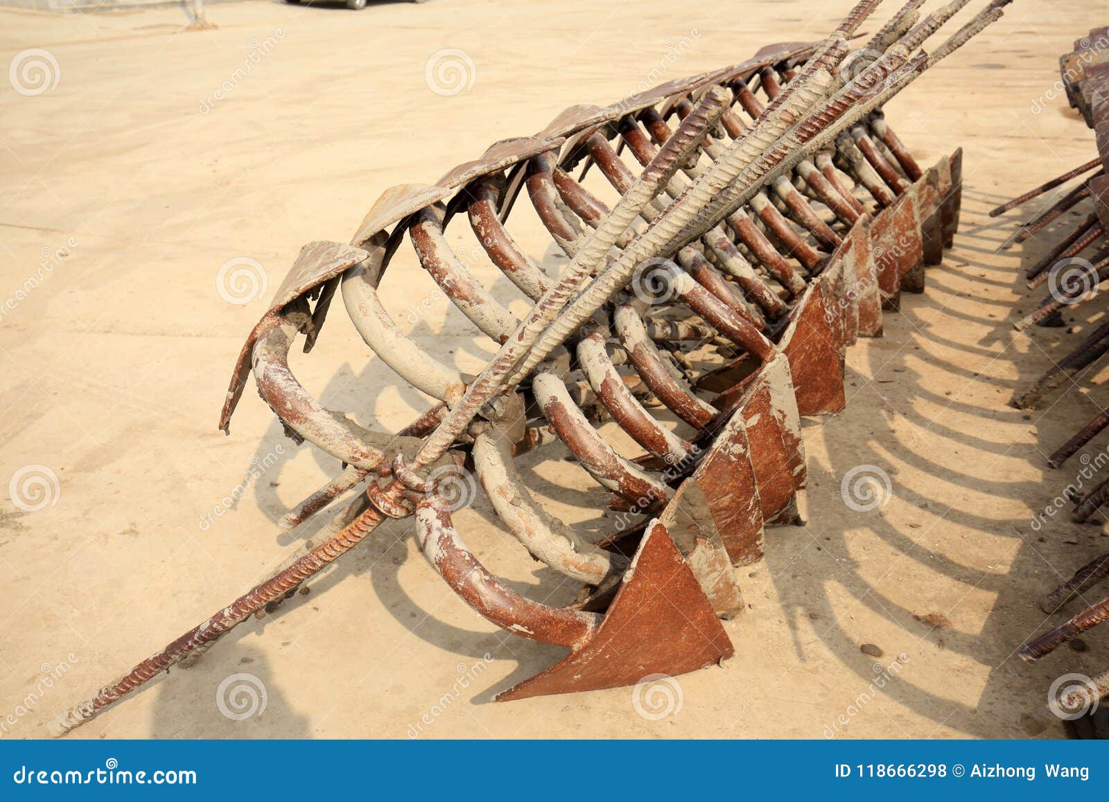 Iron anchor stock photo. Image of marina, metallic, industrial 118666298