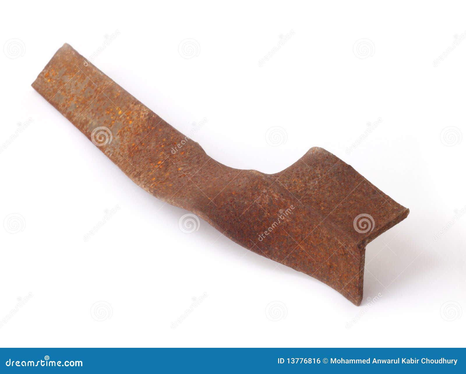 Rusty iron bar stock photo. Image of iron, reinforce 13776816
