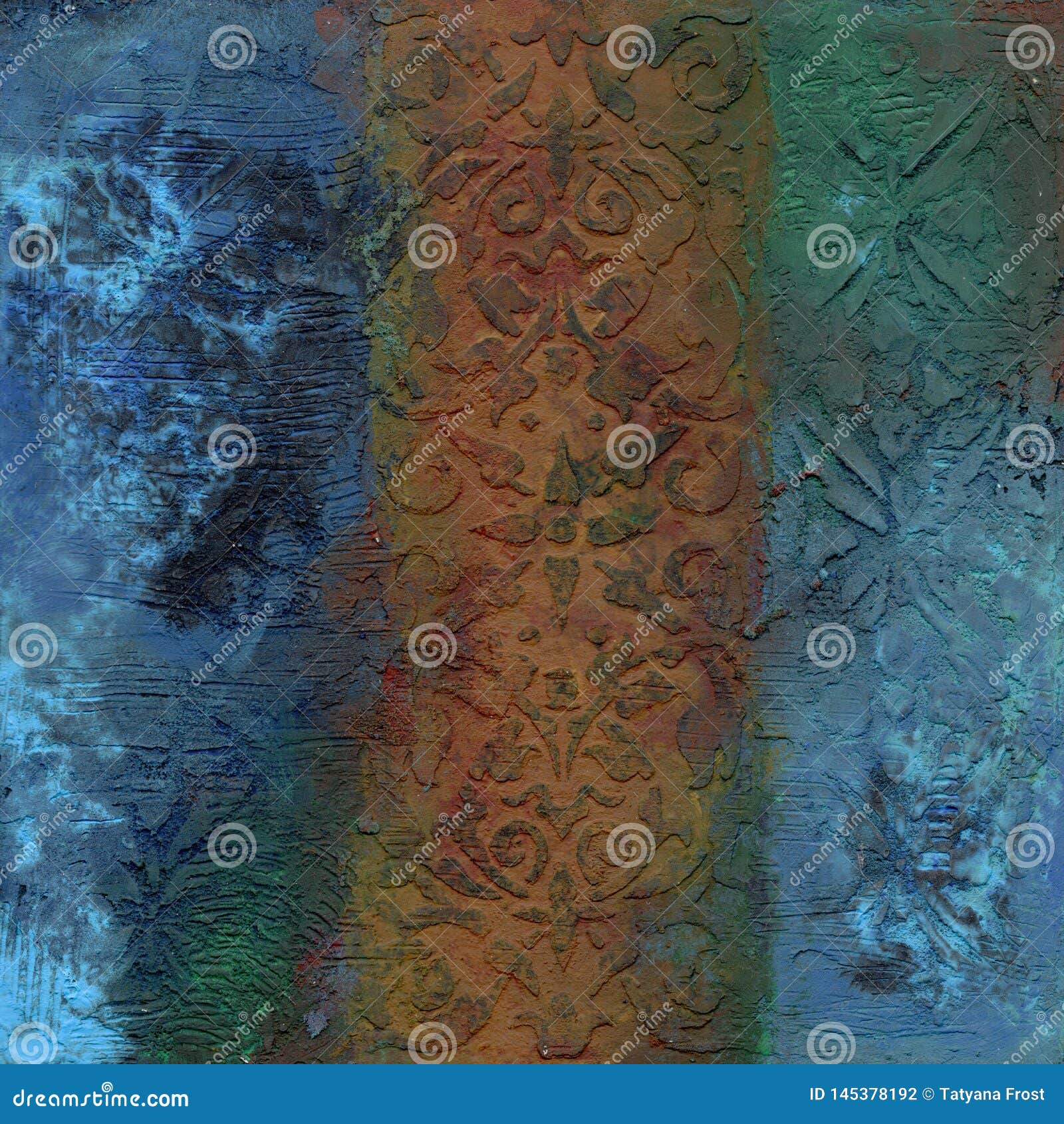 rusty metal embossed texture