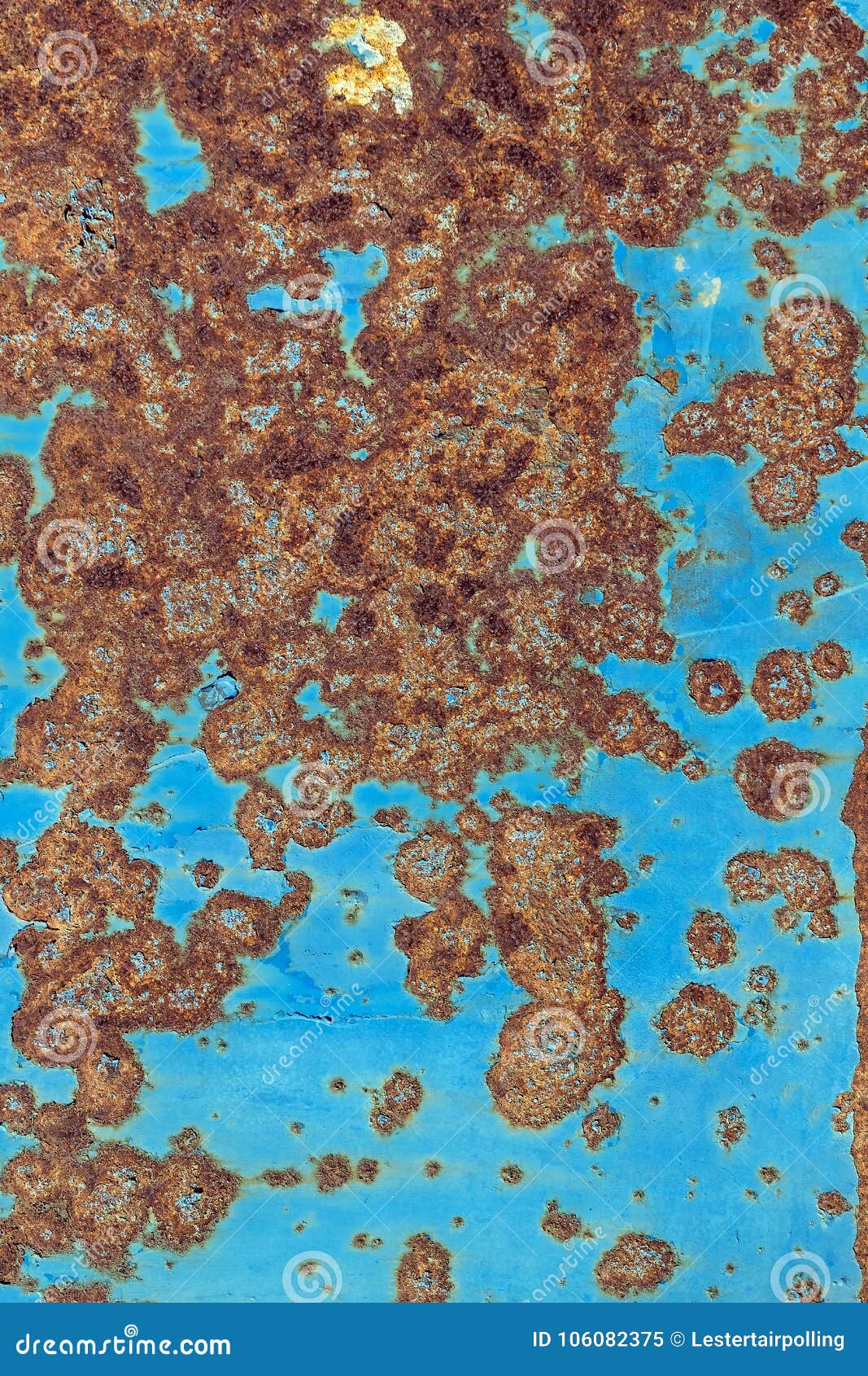 Rusty Metal with Irradiated Paint Stock Image Image of paint, rusty