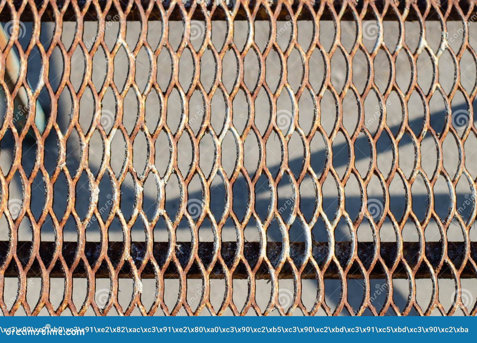 Rusty Metal Mesh. Iron Bars. Metal Floor Stock Photo Image of metal, flooring 207535018