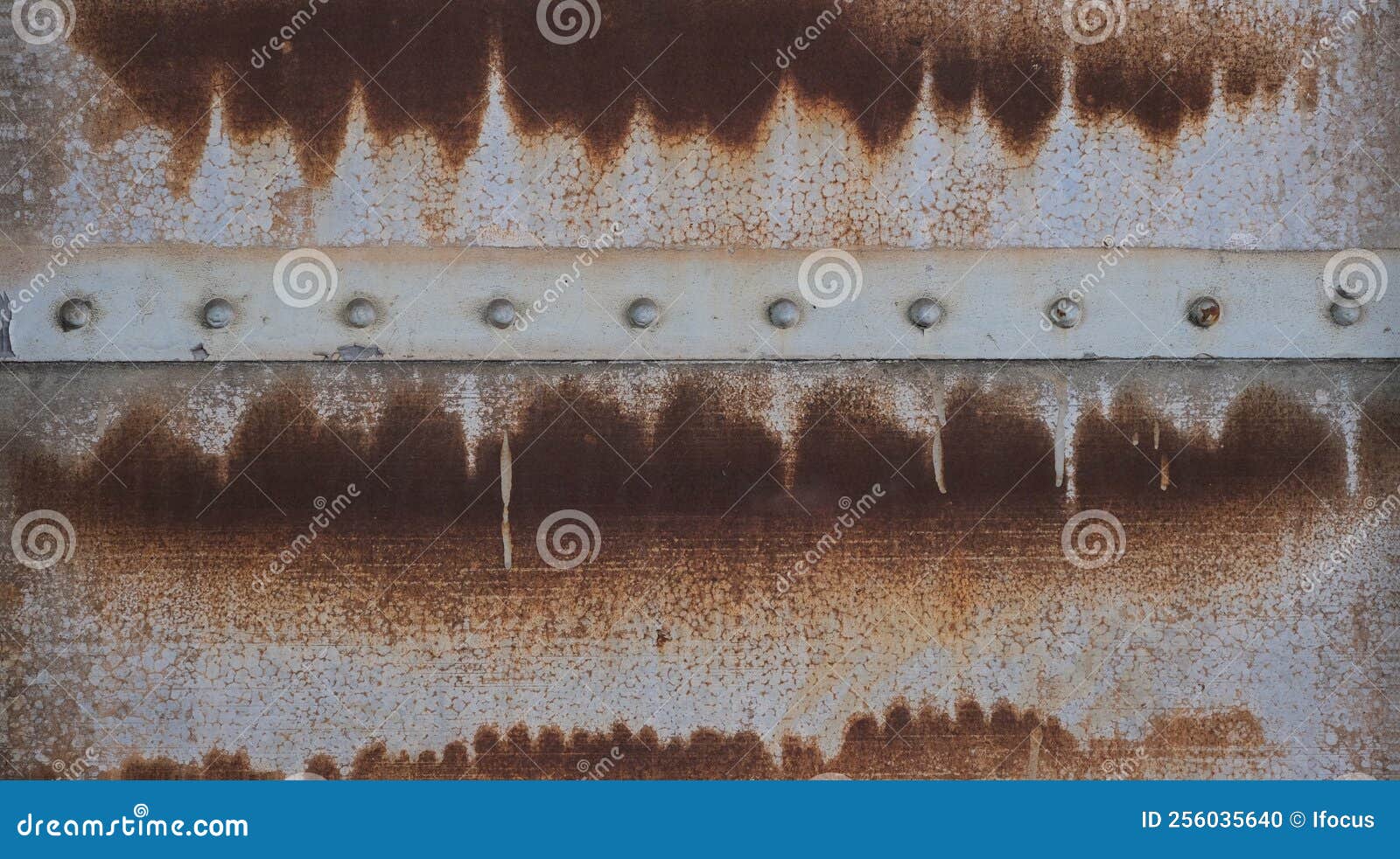 Rusty Metal Sheet with Rivets Stock Photo Image of texture, weathered