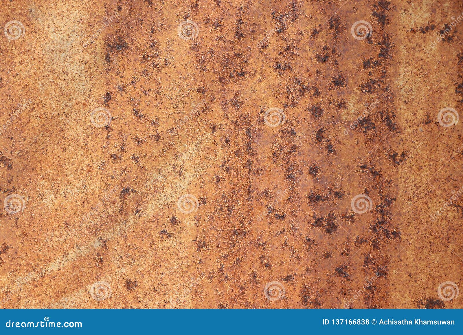 Rusty Metal Wall, Old Sheet Of Steel Covered With Rust And Corrosion Paint Stock Photo Image