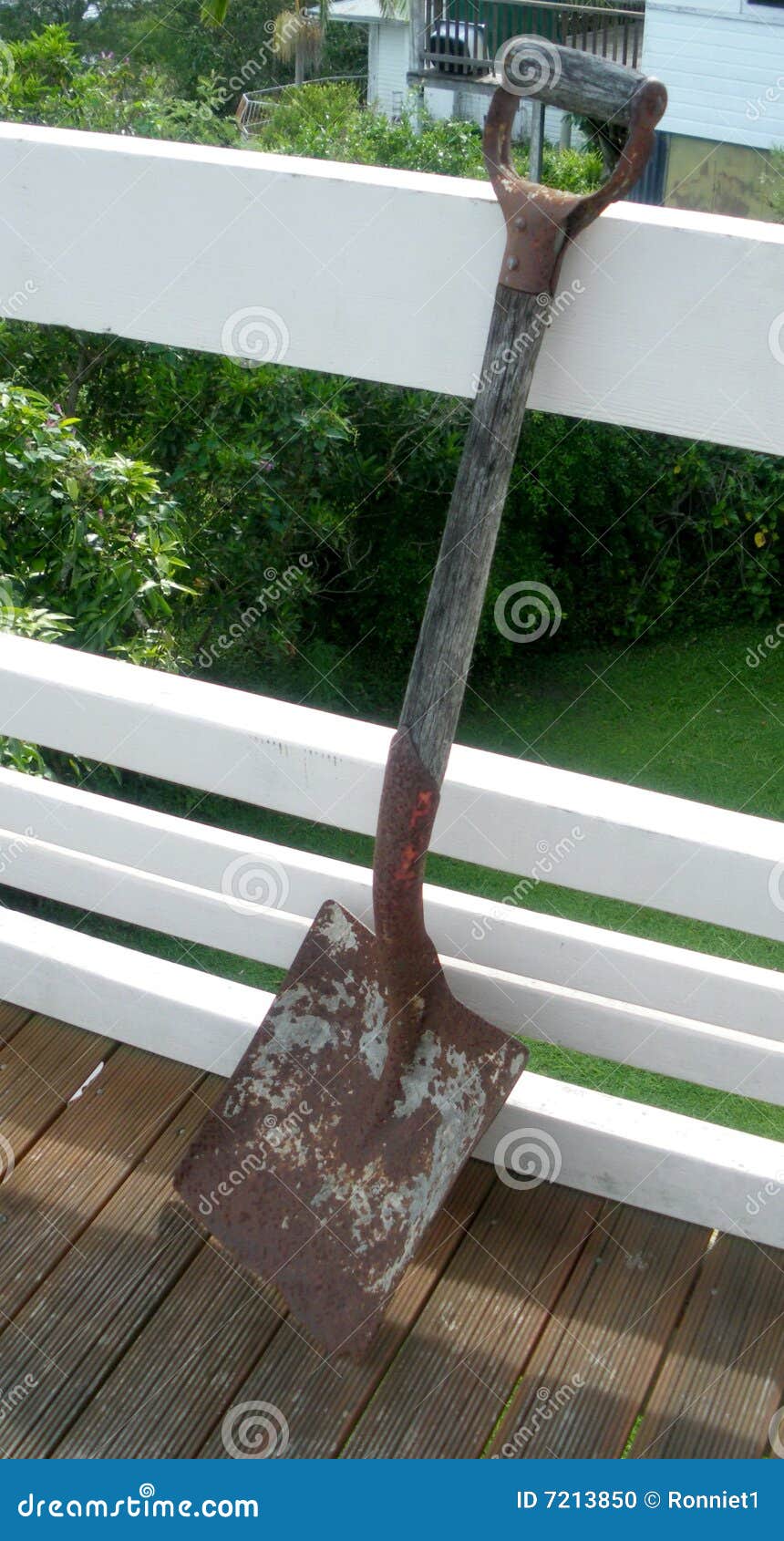 Rusty Old Shovel stock photo. Image of cultivation, gardening 7213850