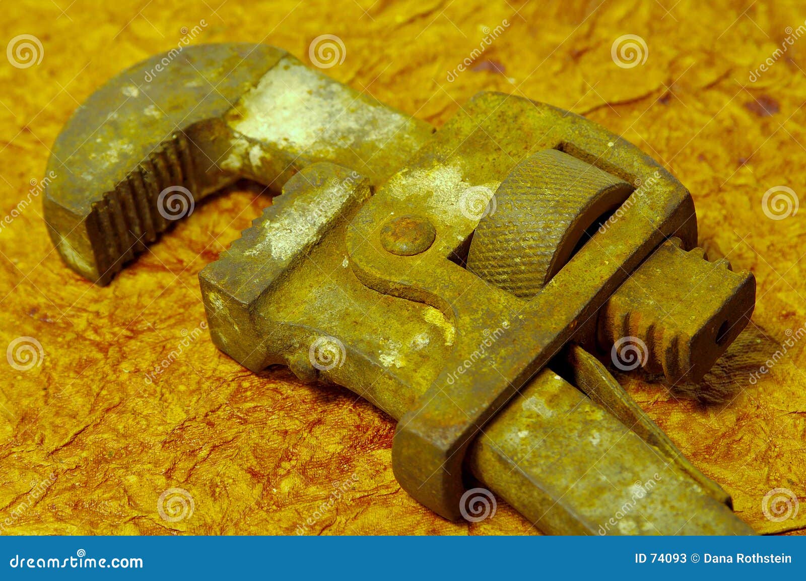 Rusty Pipe Wrench stock image. Image of tighten, tool, wrench 74093