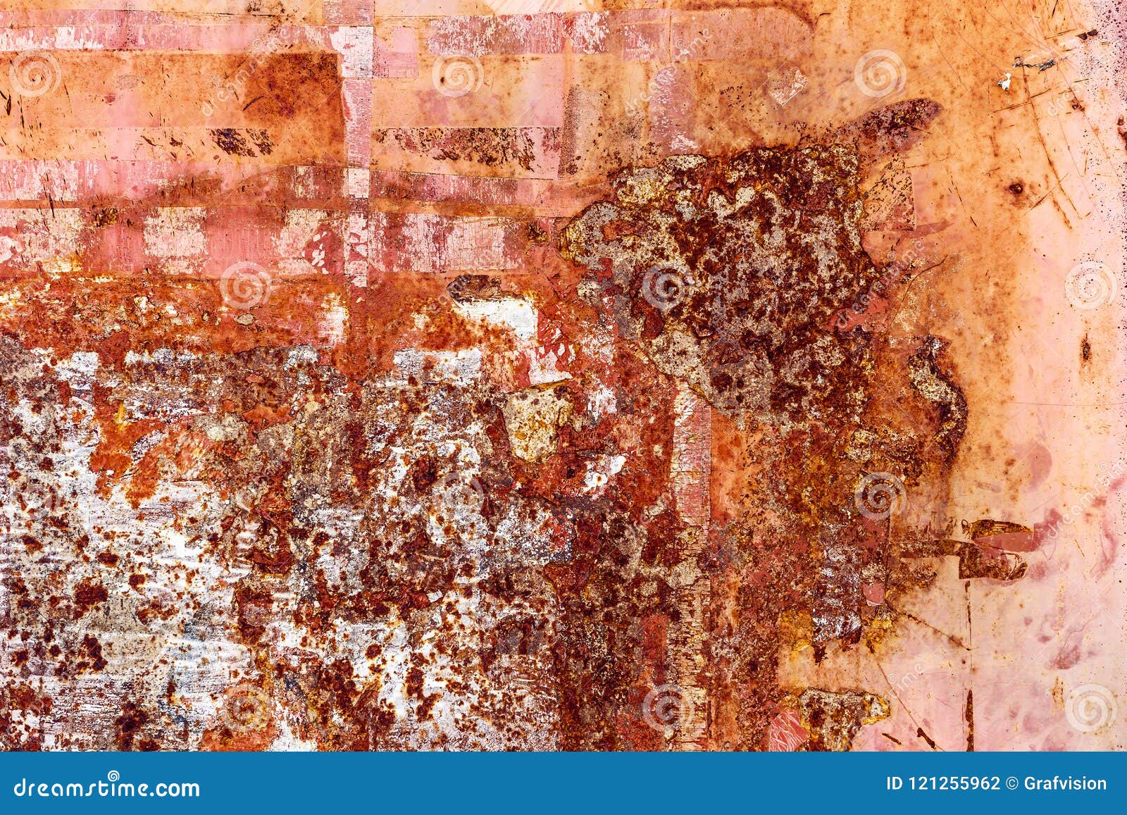 Rusty red metal surface stock photo. Image of background 121255962