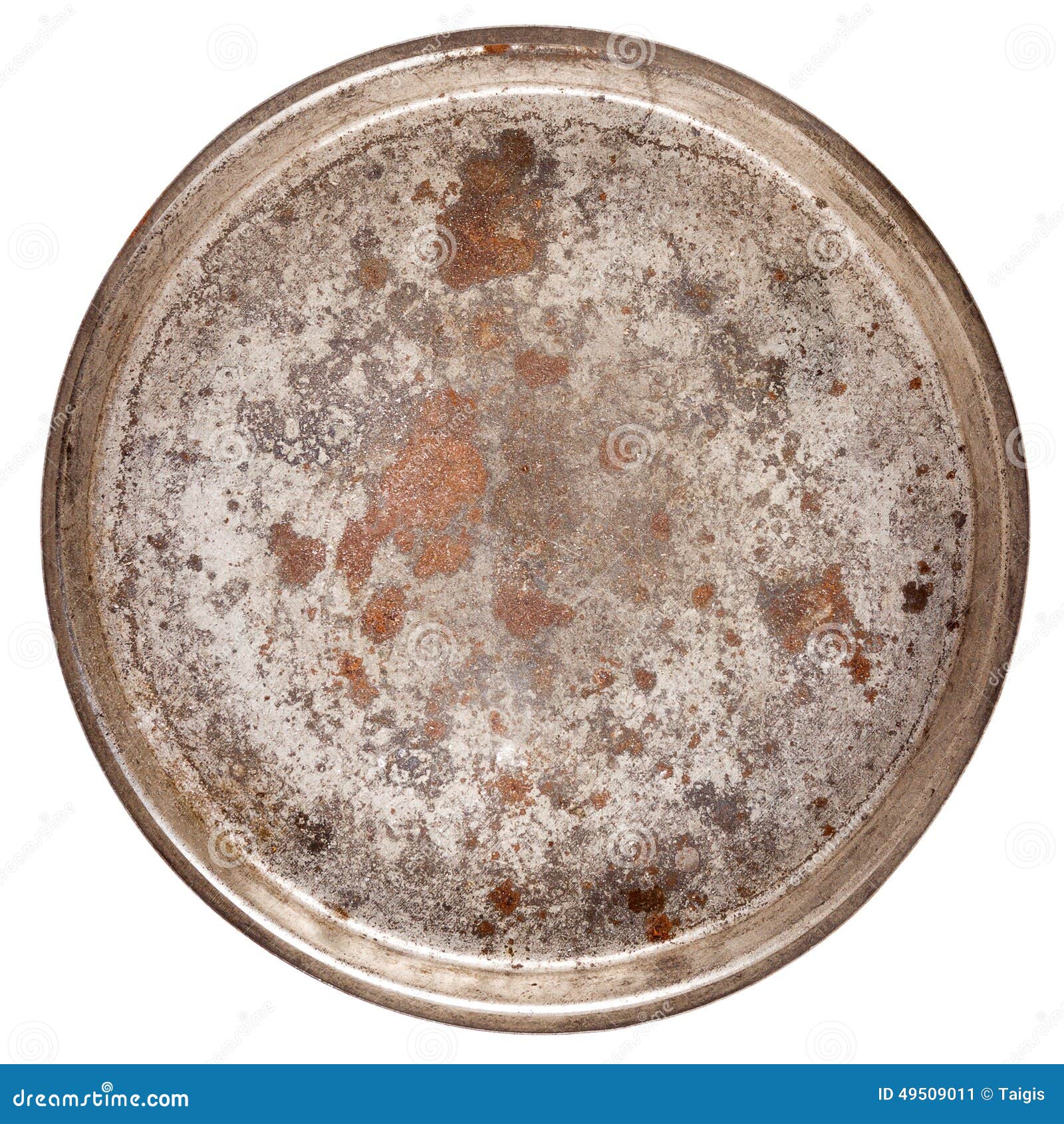 Rusty round metal plate stock image. Image of frame, closeup - 49509011