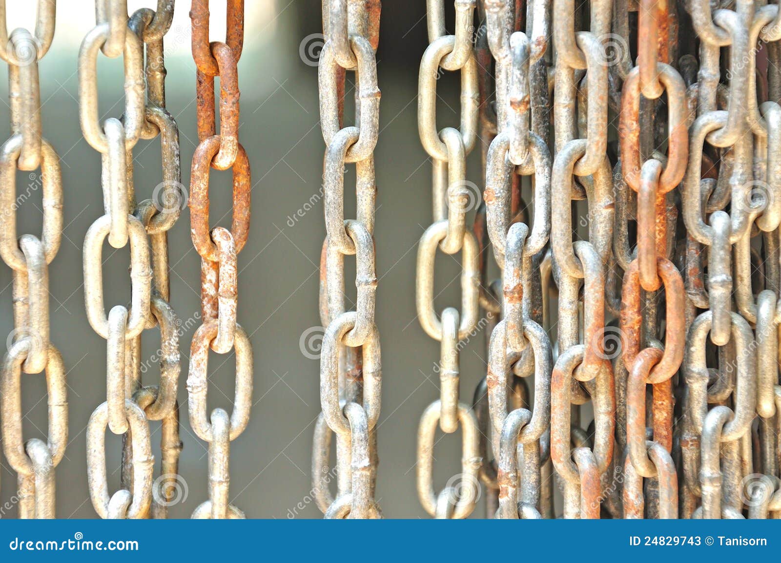 Rusty steel chain stock image. Image of heavy, corrosion 24829743