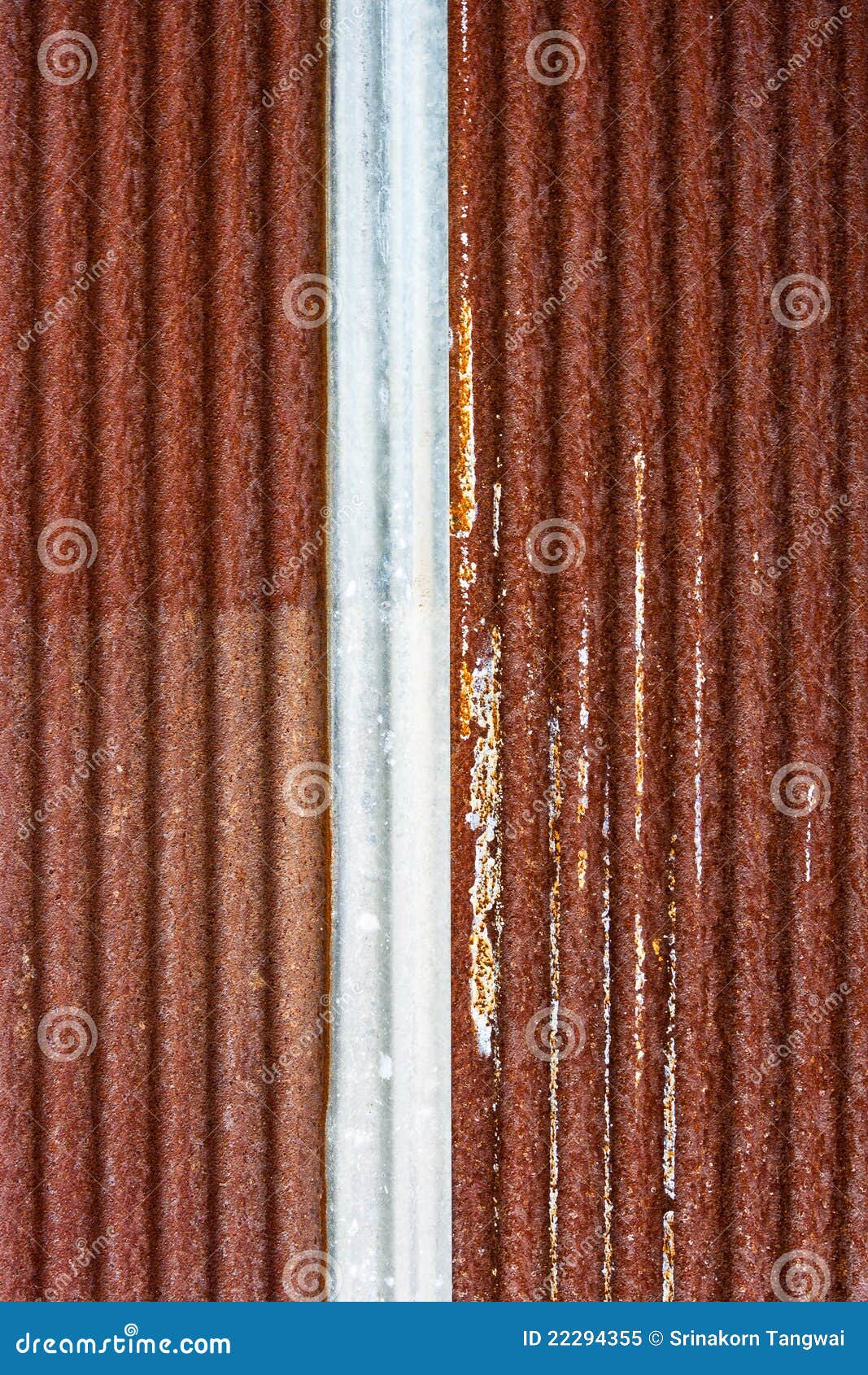 Rusty texture of steel plate for background used