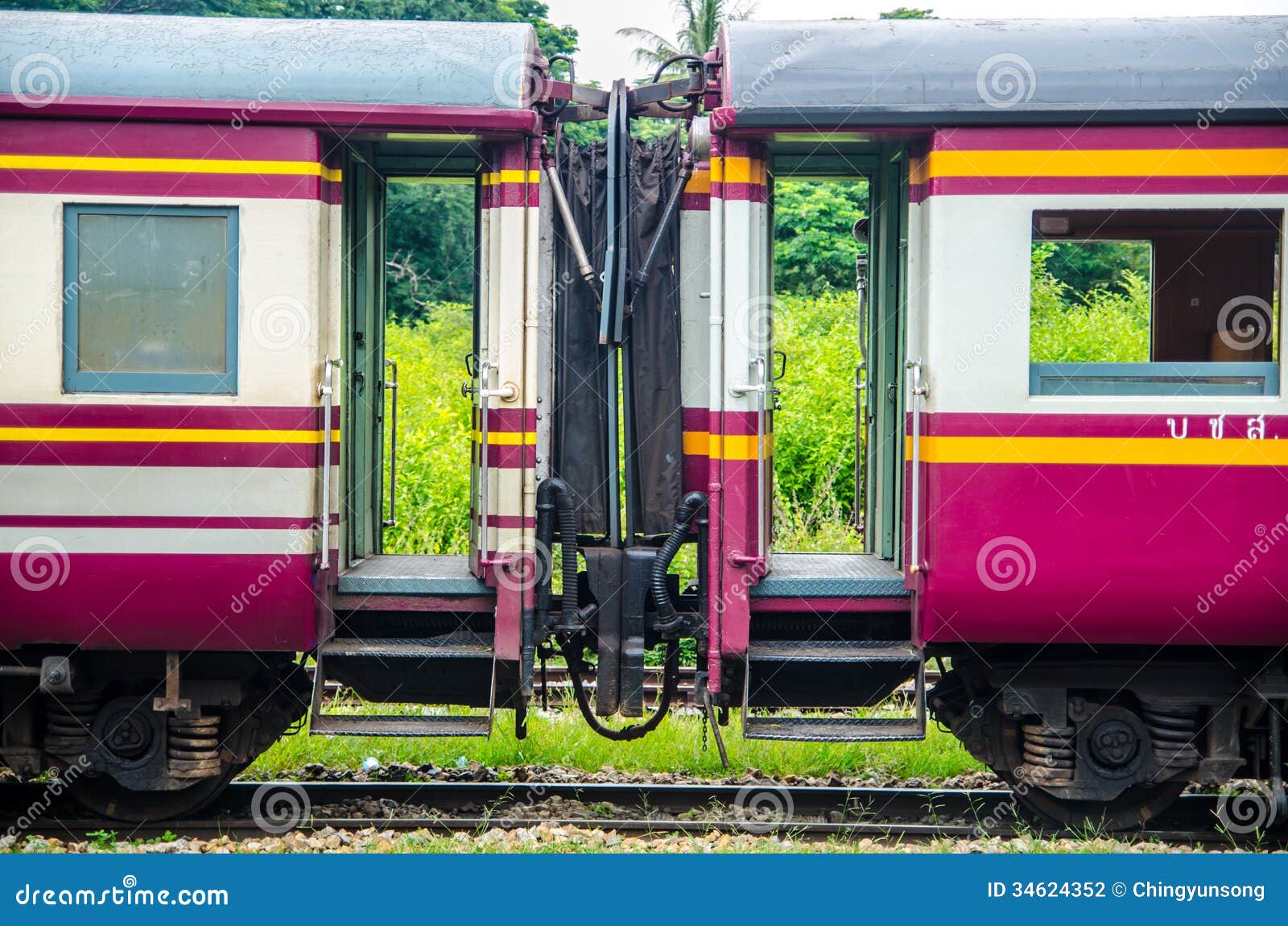 Rusty train connector stock photo. Image of piston, linked 34624352