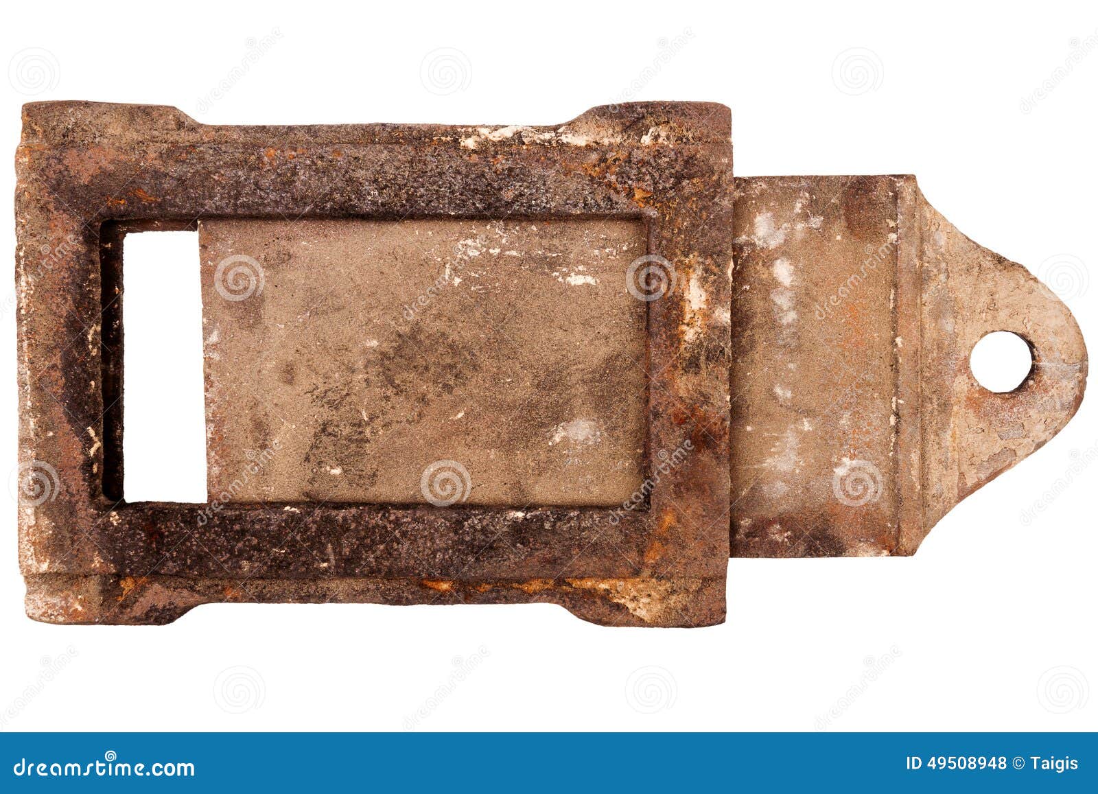 Rusty vintage stove damper stock photo. Image of firelighter 49508948