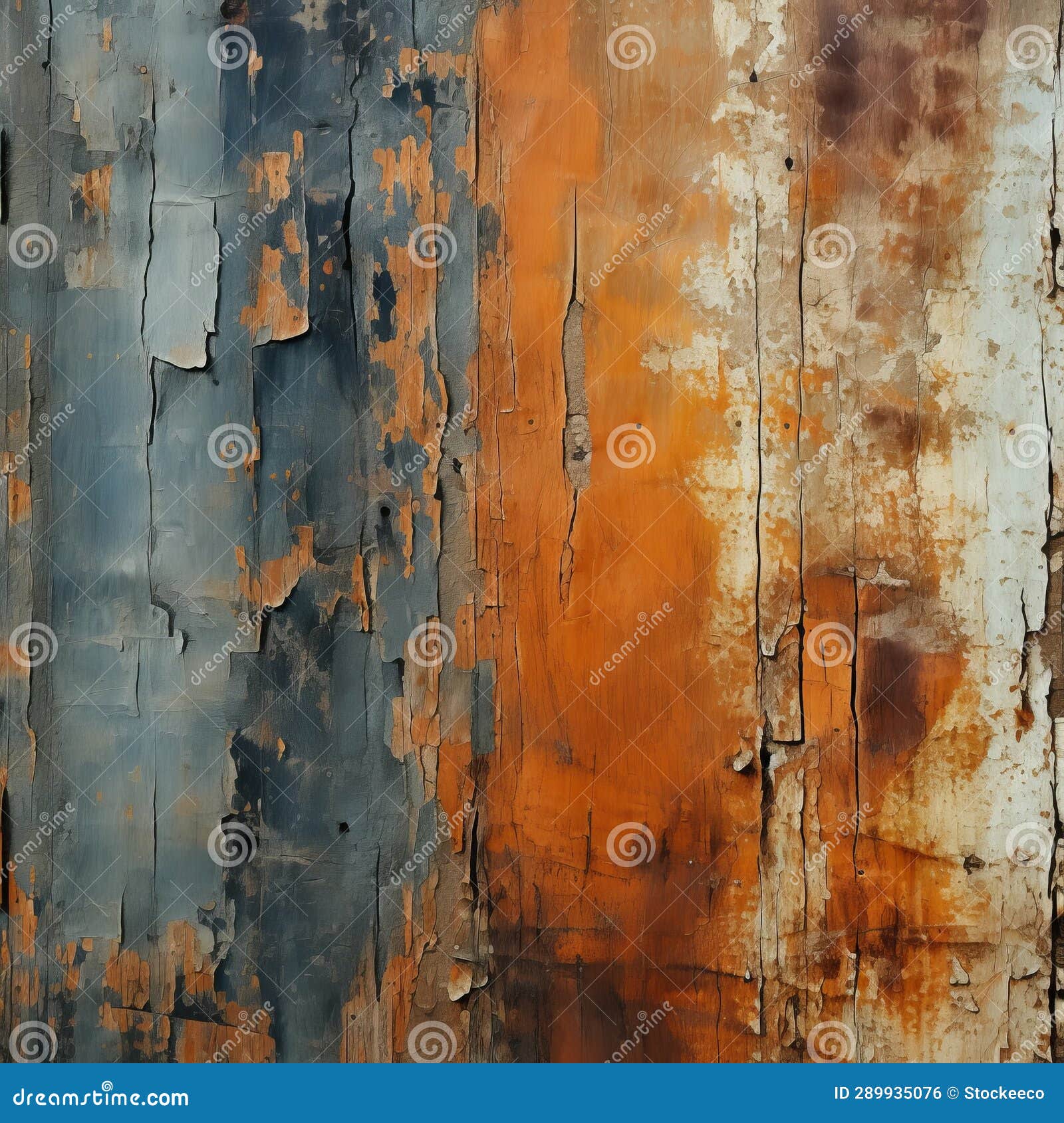 rusty wooden wall with tonalist style and distressed edges