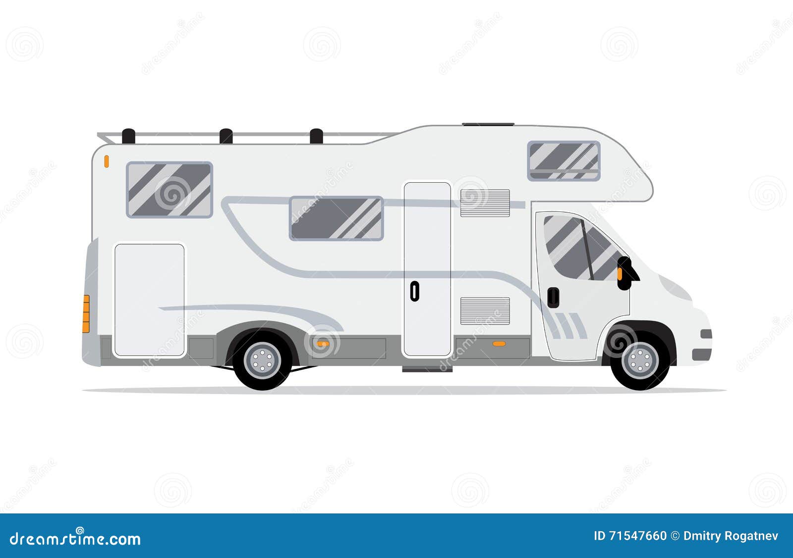  Rv mobile home truck stock vector Illustration of 