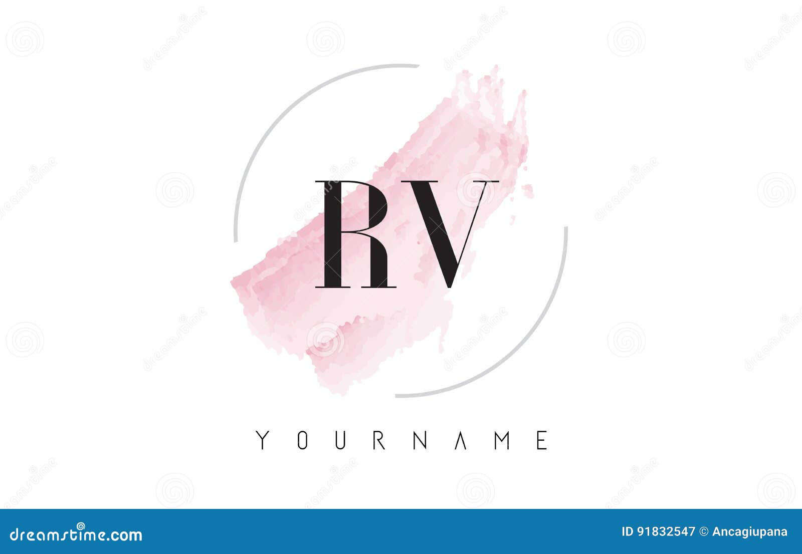 Letter RV logo with simple circle line. Creative look monogram logo design  Stock Vector | Adobe Stock