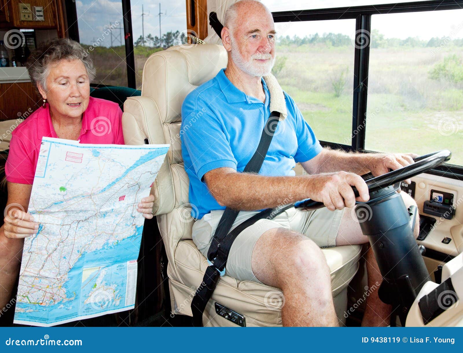 RV Seniors Backseat Driver Royalty Free Stock Images Image 9438119