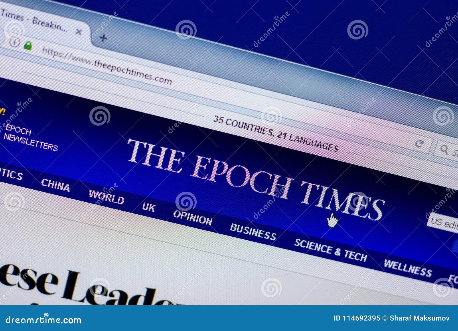 The Epoch times. OPENDEMOCRACY. Url компьютера