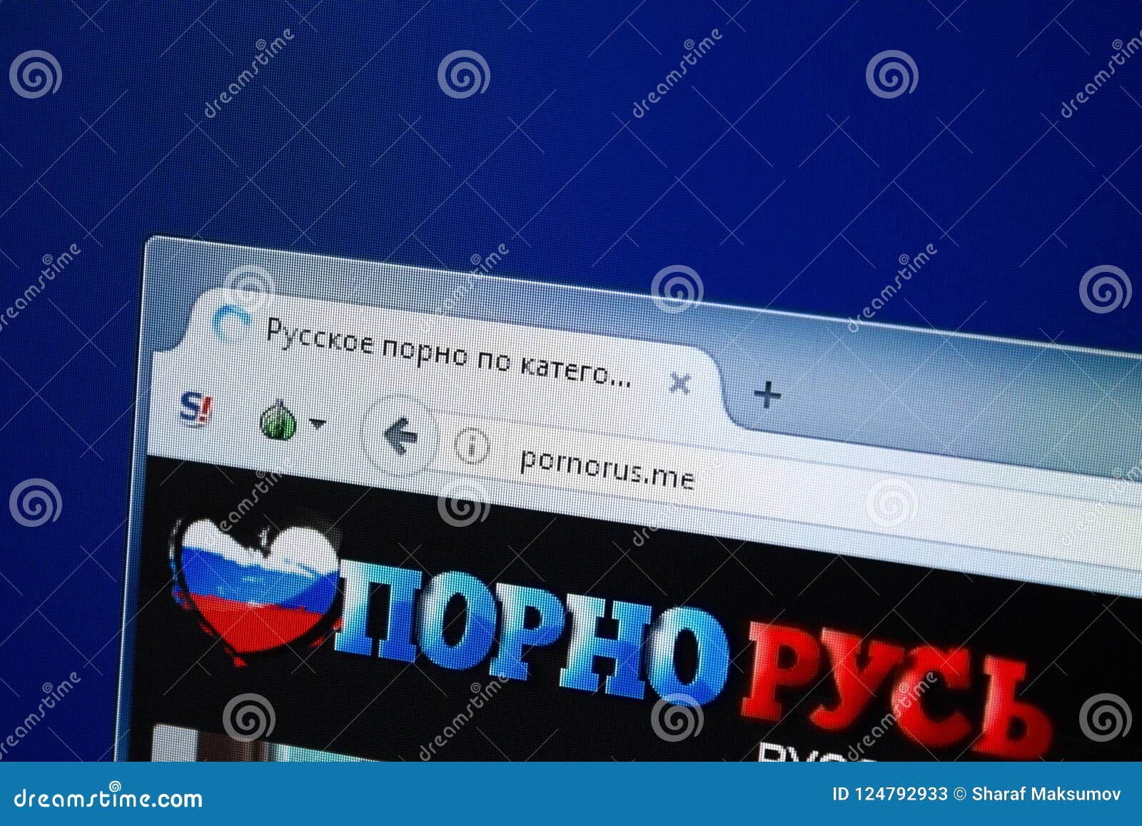 Ryazan, Russia - August 26, 2018: Homepage of Rus Website on the Display of  PC. Url - PornoRus.me Editorial Stock Photo - Image of pornorus, icon:  124792933