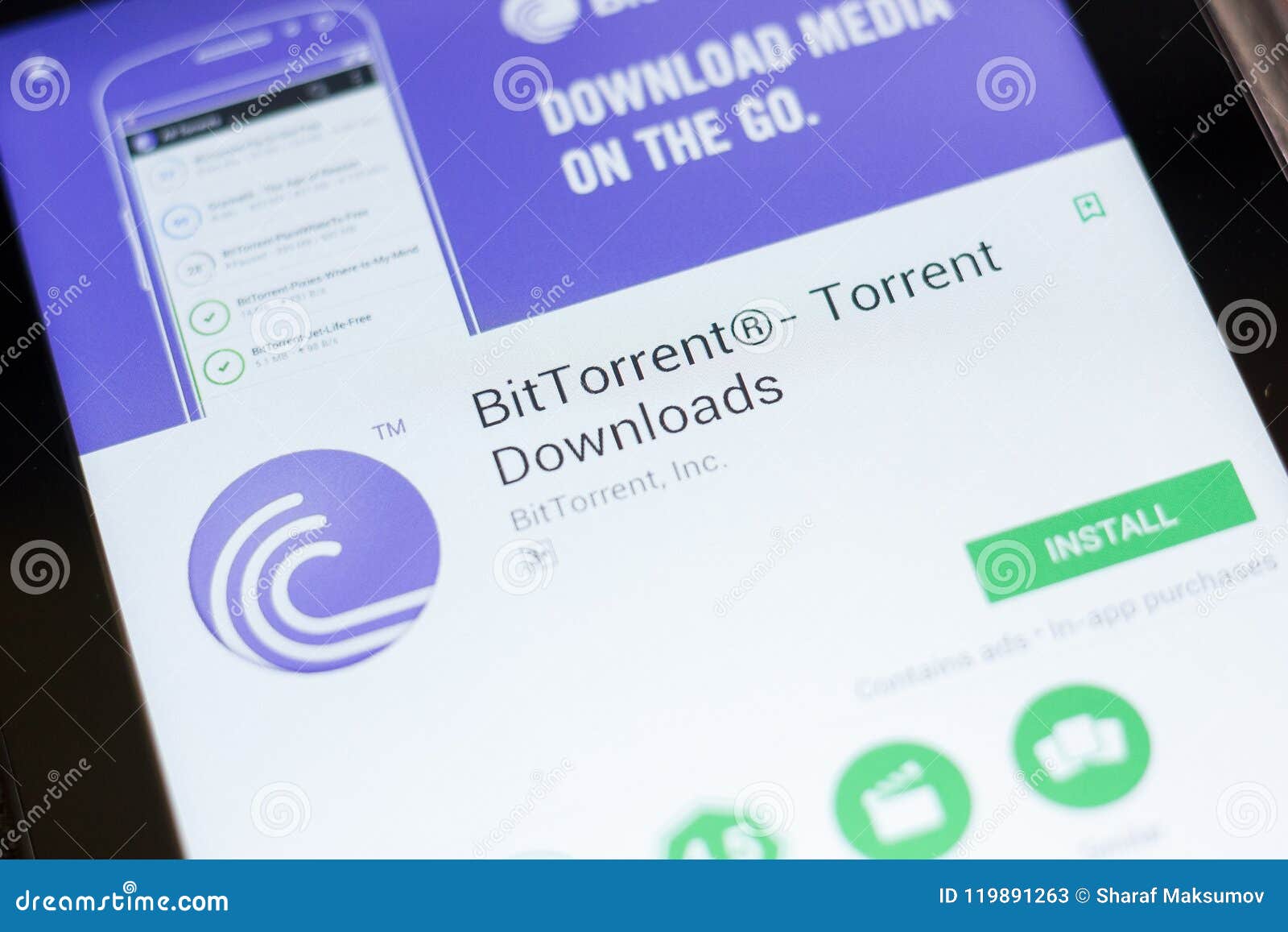 Ryazan Russia June 24 18 Bittorrent Bit Torrent Downloads Mobile App On The Display Of Tablet Pc Editorial Stock Photo Image Of Android Brand Ryazan Russia June 24 18 Bittorrent Bit Torrent Downloads Mobile App On The Display Of Tablet Pc Editorial Stock Photo Image Of Android Brand