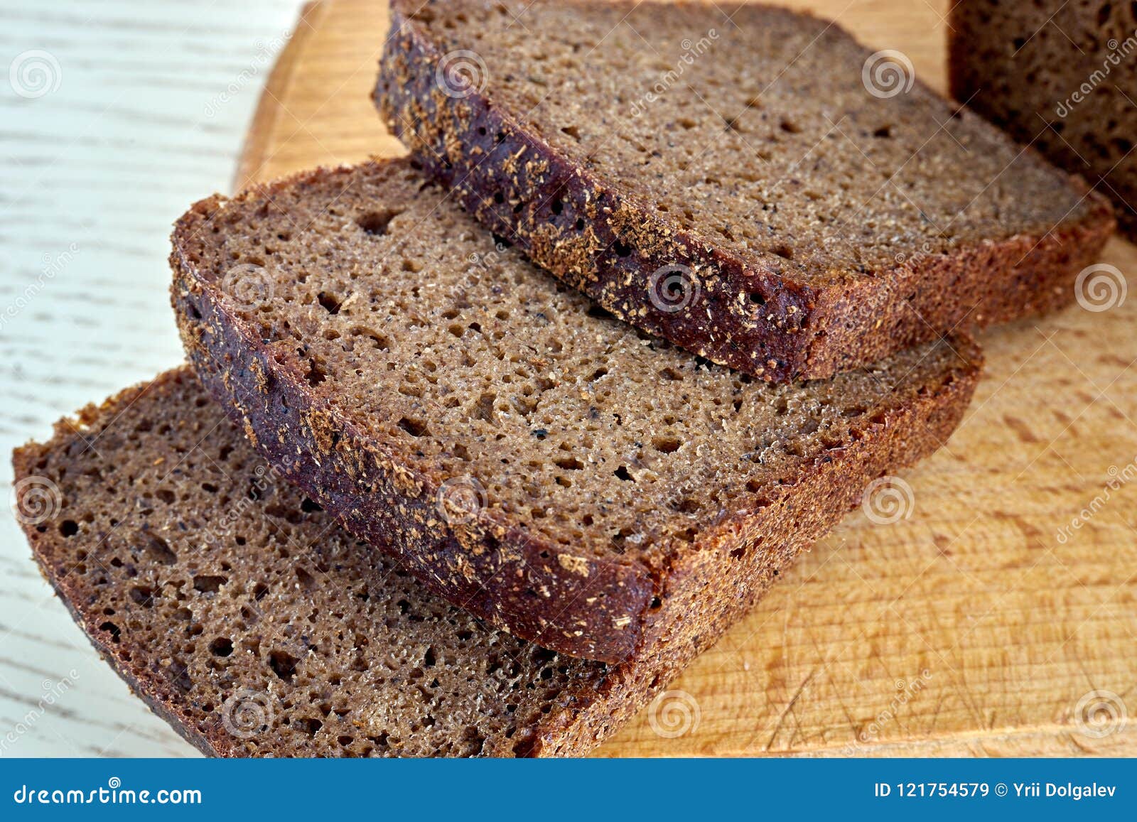 Rye bread, brown bread stock image. Image of flour, bakery 121754579