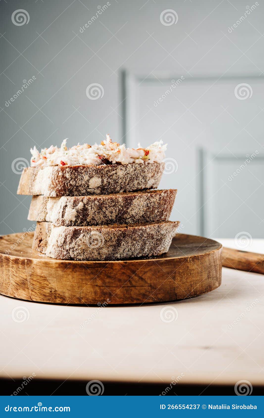 Rye Bread with Lard, Garlic and Pepper Stock Image Image of delicious