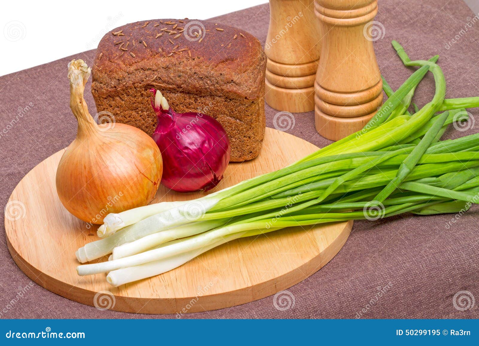 Rye bread and onion stock image. Image of bread, unpleasant 50299195