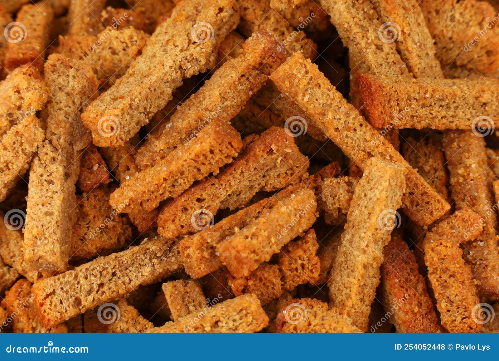 Rye Crackers. Snacks Rye Crackers in a Strip Stock Photo Image of