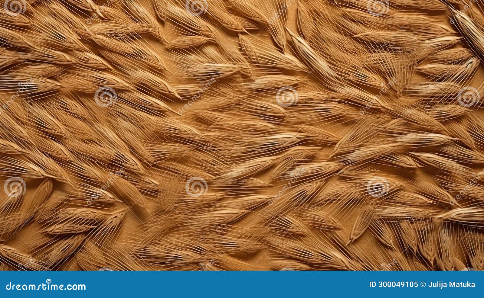 Rye Patterns with Flax Seeds Stock Illustration Illustration of brown