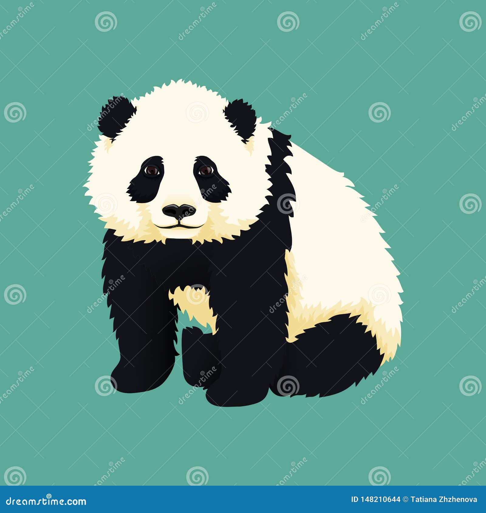 Seance De Panda Geant De Bebe Petit Animal D Ours Chinois Noir Et Blanc Illustration De Vecteur Illustration Du Heureux Conception Seance De Panda Geant De Bebe Petit Animal D Ours Chinois Noir Et Blanc Illustration De Vecteur Illustration Du Heureux Conception