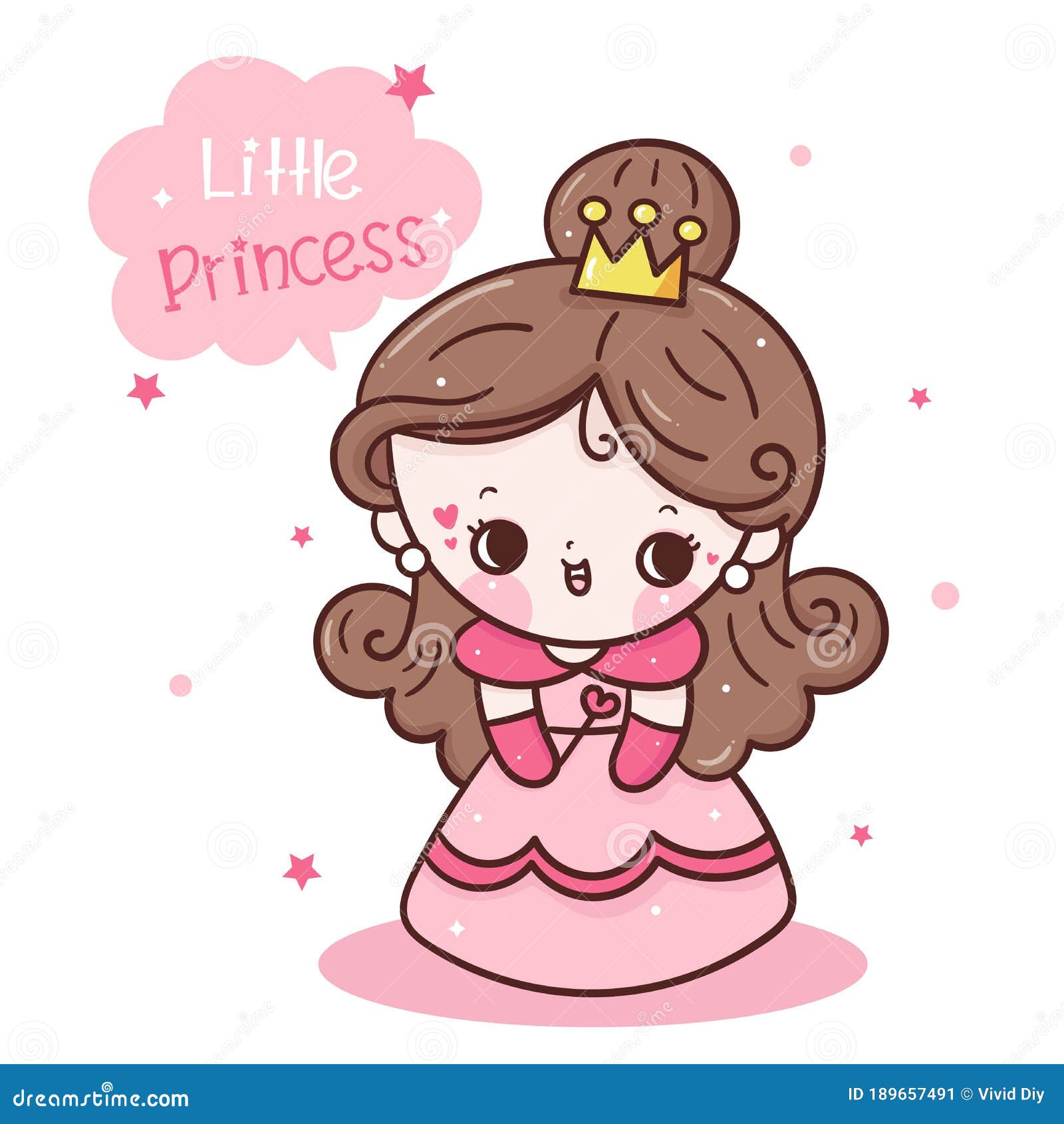 Princesas Kawaii desenhos para - Desenhos Para Pintar