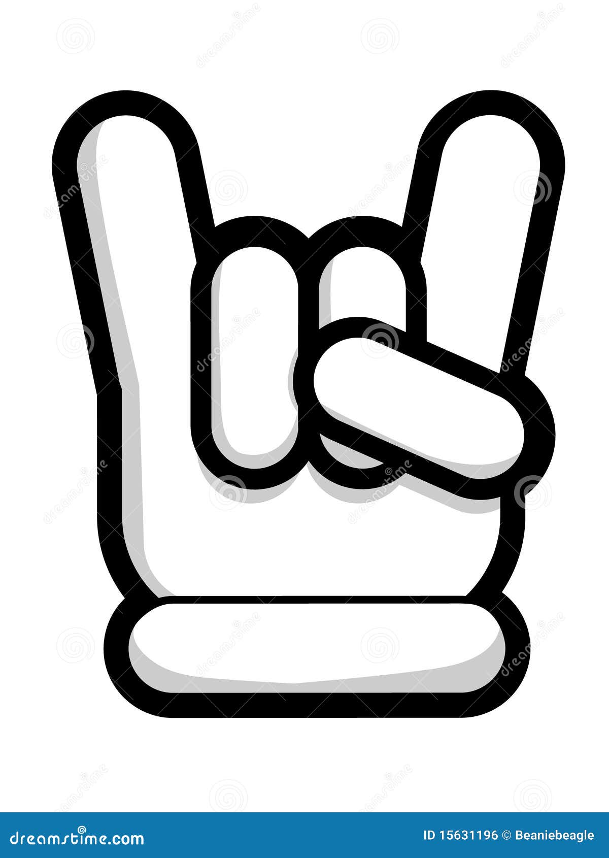 Símbolo De Mão Com Chifres De Diabo EPS Ilustração do Vetor - Ilustração de  borbulhante, partido: 15631196, image size:1200x1690