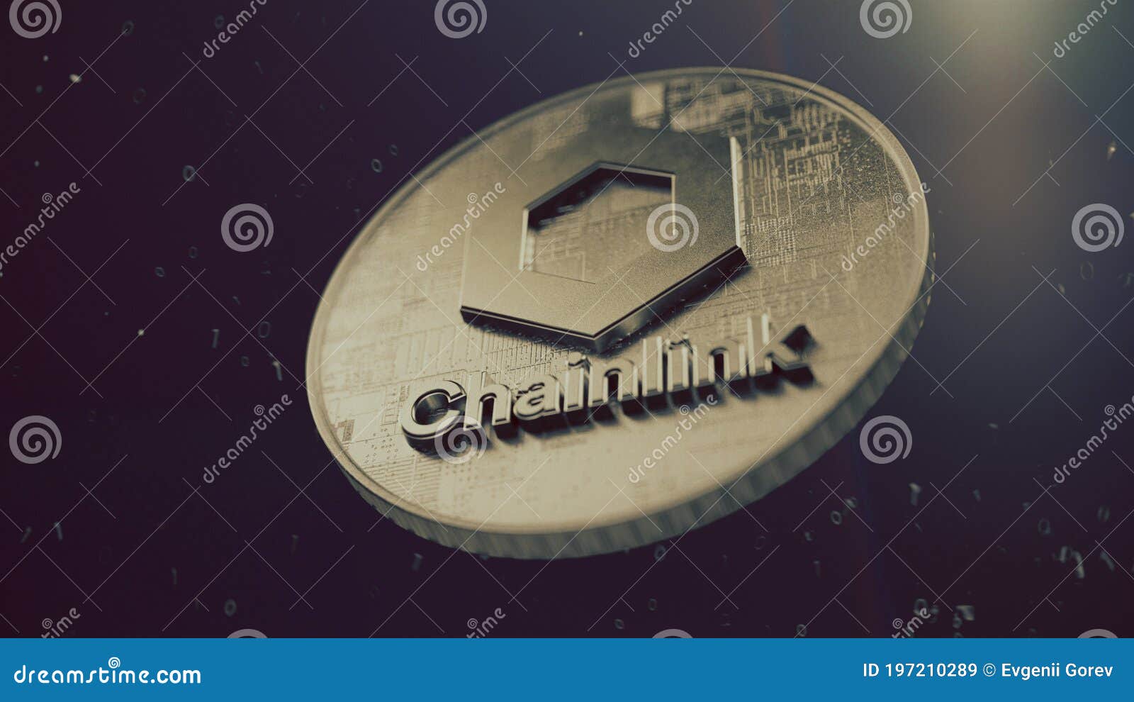 Símbolo De Criptomoeda De Enlace Chainlink Ilustração Stock - Ilustração de  mordeu, economia: 197210289