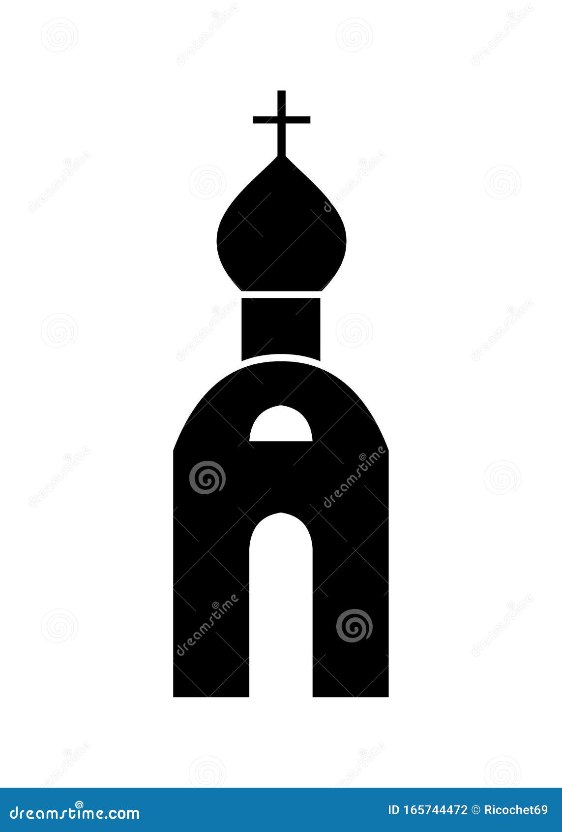 Símbolo De Iglesia Ortodoxa Stock de ilustración - Ilustración de ortodoxo,  elegancia: 165744472