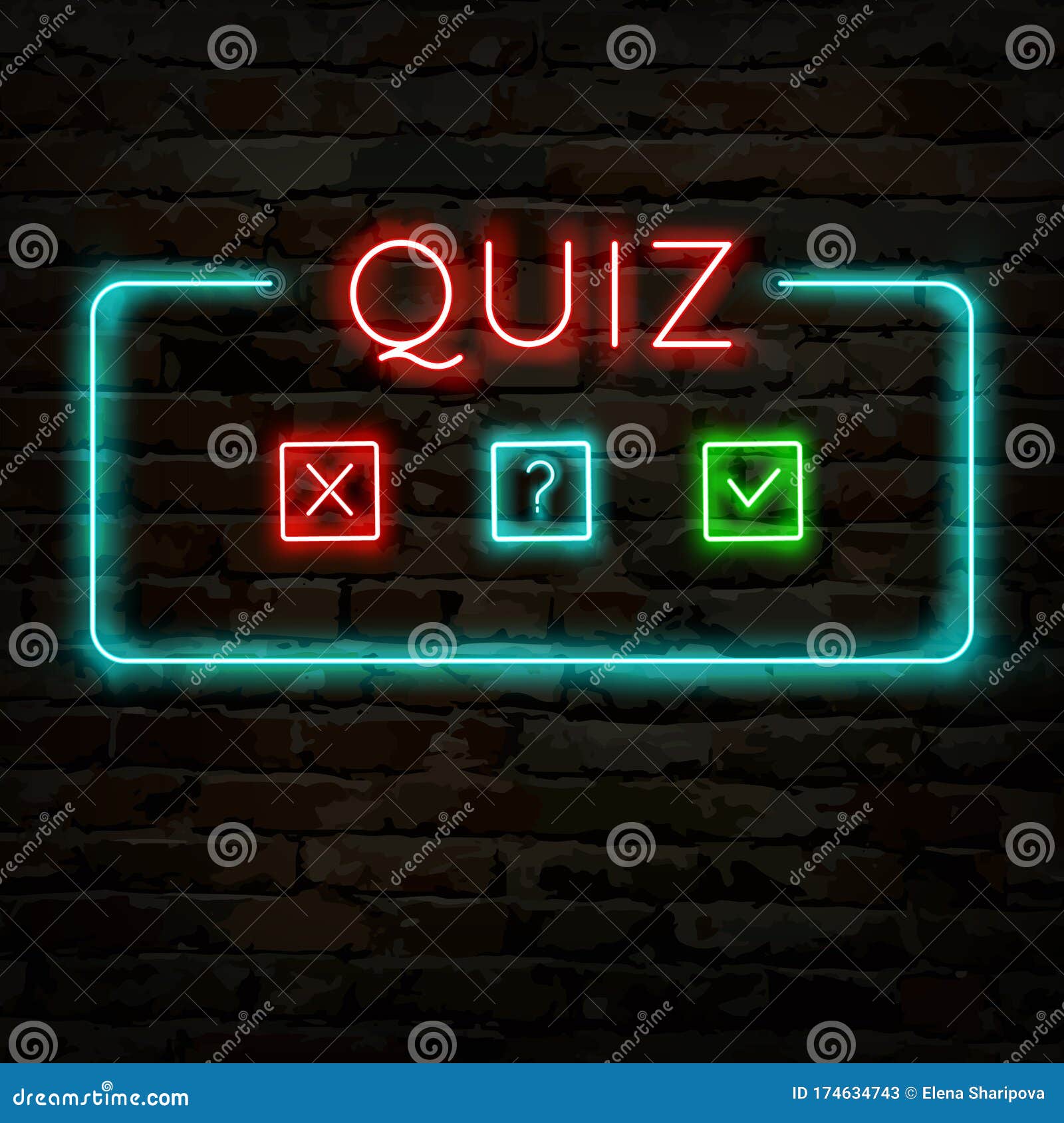 Conceito de design de jogo de quiz intelectual para educação e