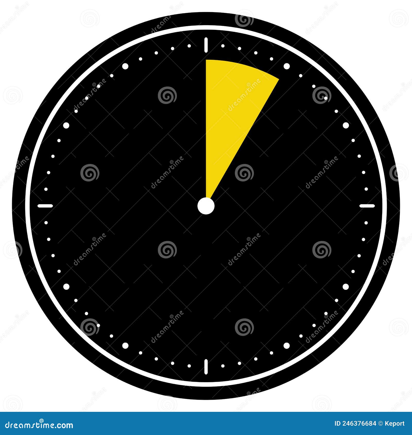 Símbolo De Relógio Preto 5 Segundos 5 Minutos Ou 1 Hora Ilustração Stock -  Ilustração de cronômetro, preto: 246376684