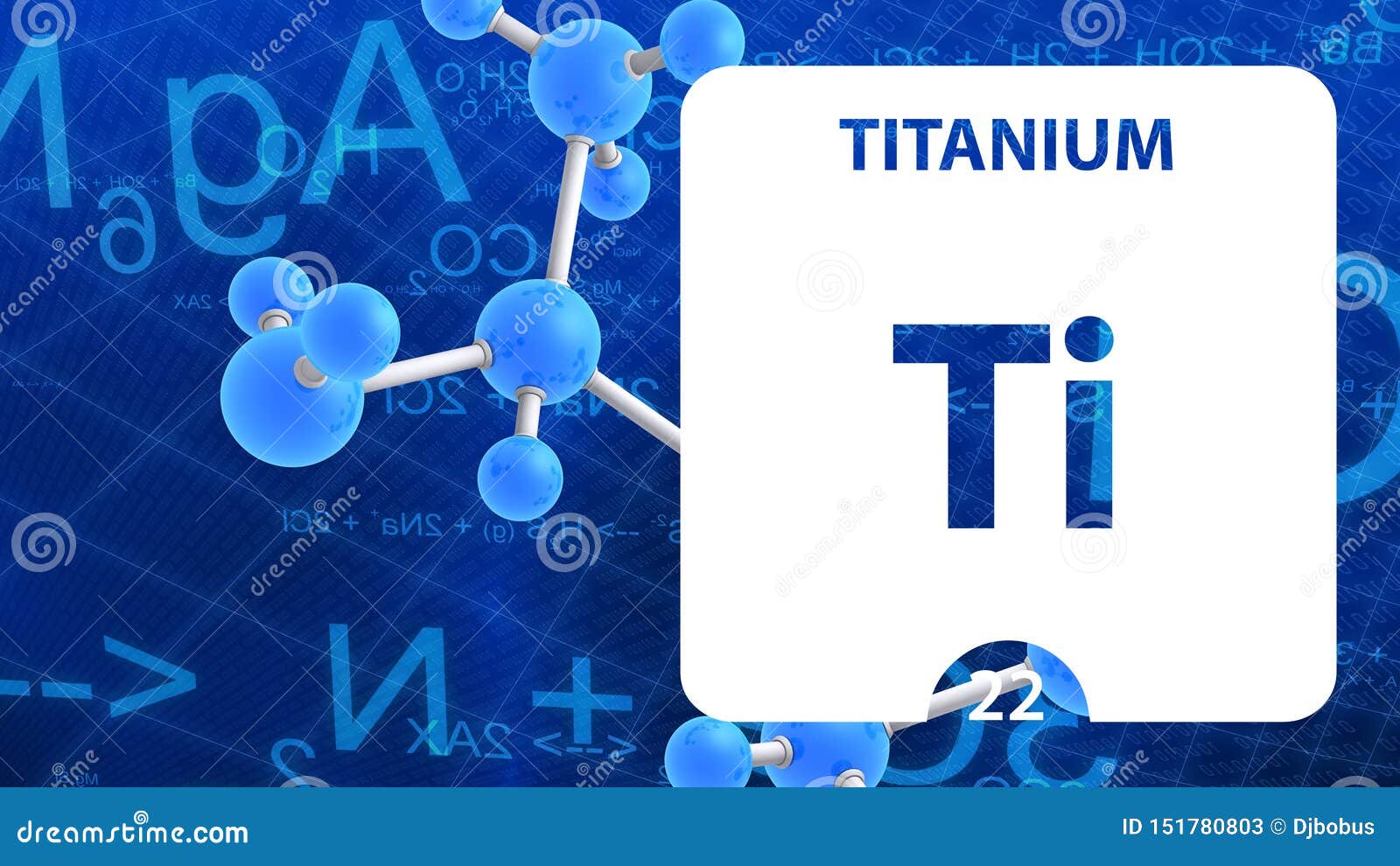 Símbolo De Titanio Signo Titanio Con Número Atómico Y Peso Atómico Ti  Elemento Químico De La Tabla Periódica En Blanco Brillante Stock de  ilustración - Ilustración de estructura, muestra: 151780803