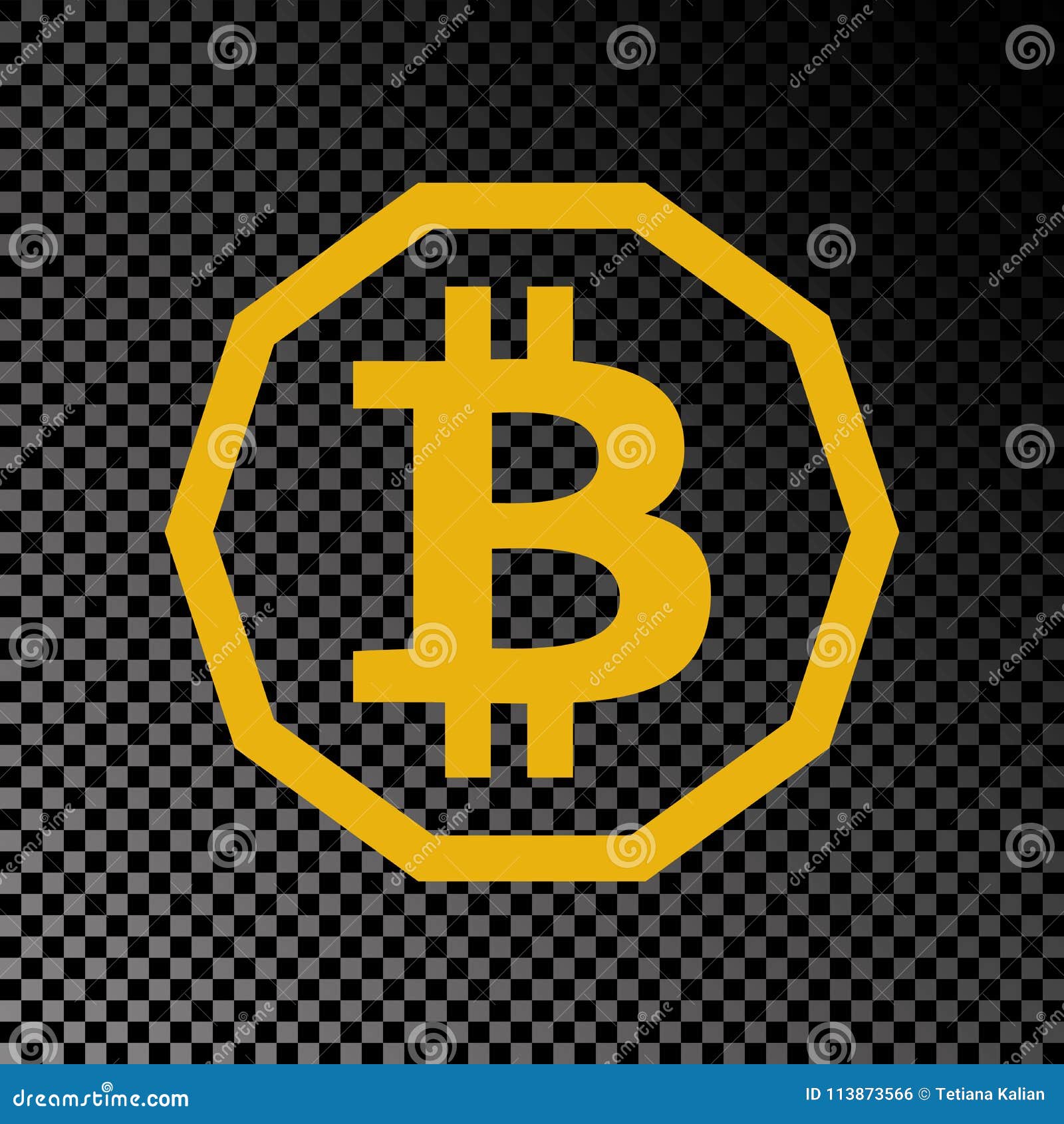 Símbolo De Moeda Bitcoin Dourada. Ícone De Moeda Bitcoin Dourada De  Criptomoeda Sobre Fundo Preto Transparente. Ilustração Vetoria Ilustração  do Vetor - Ilustração de mercado, ouro: 113873566