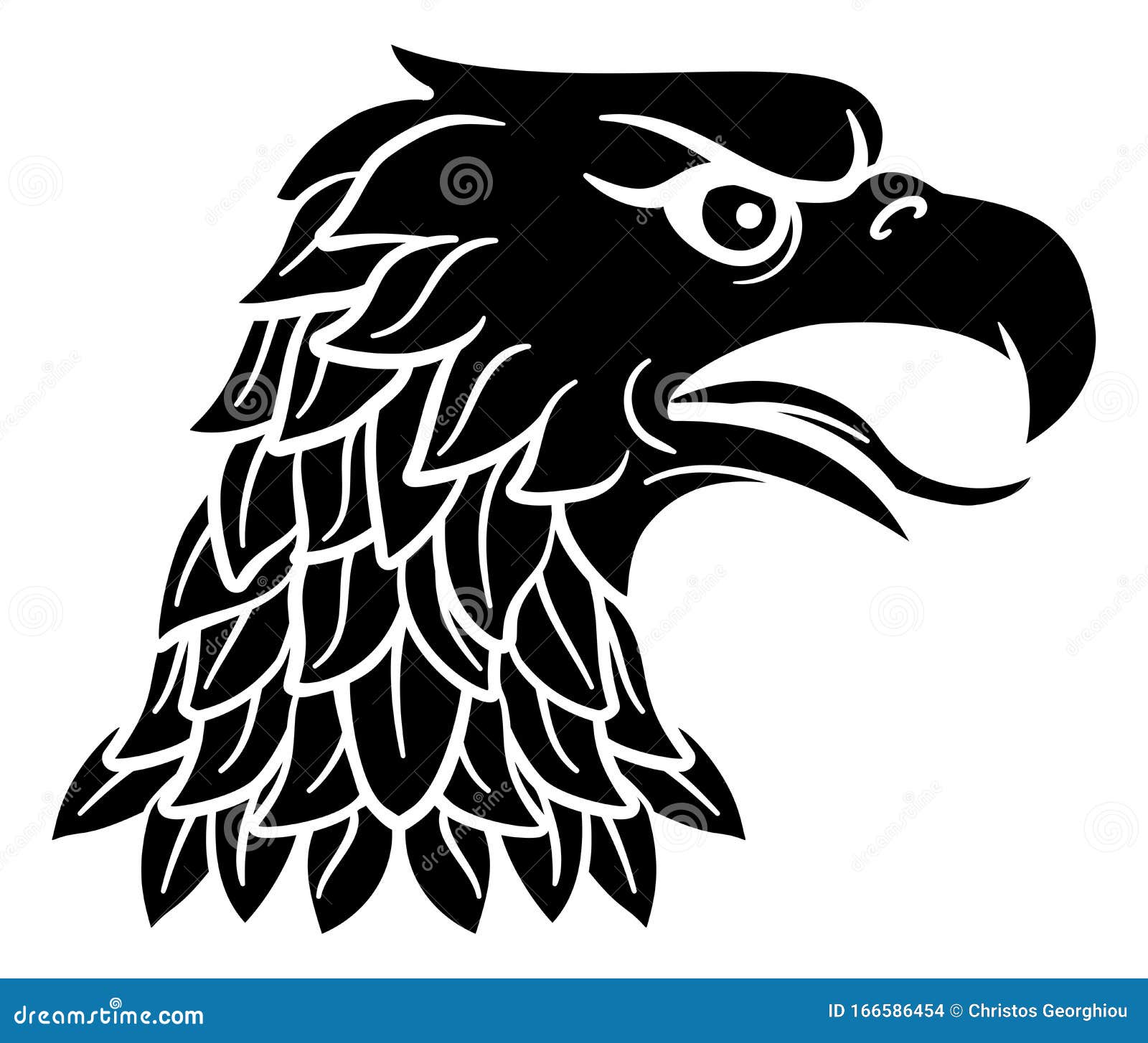 Símbolo Heráldico Imperial De Cabeza águila Ilustración del Vector -  Ilustración de arte, calvo: 166586454