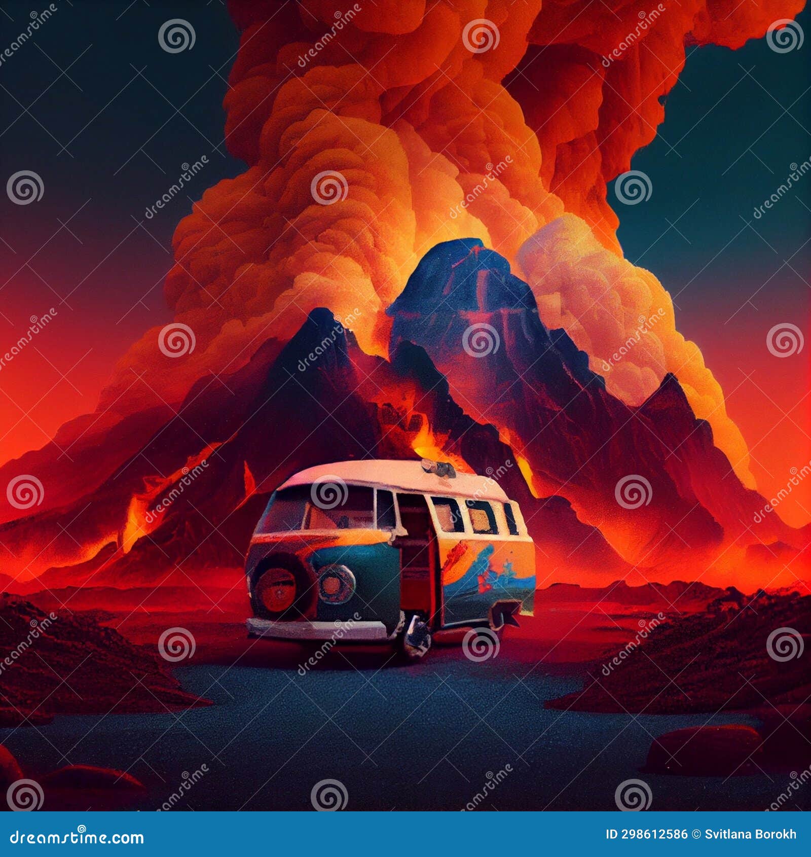 60s album covers mystical. sci-fi science academia, nostalgic paintings, precisionist, ethereal cloudscapes, realistic
