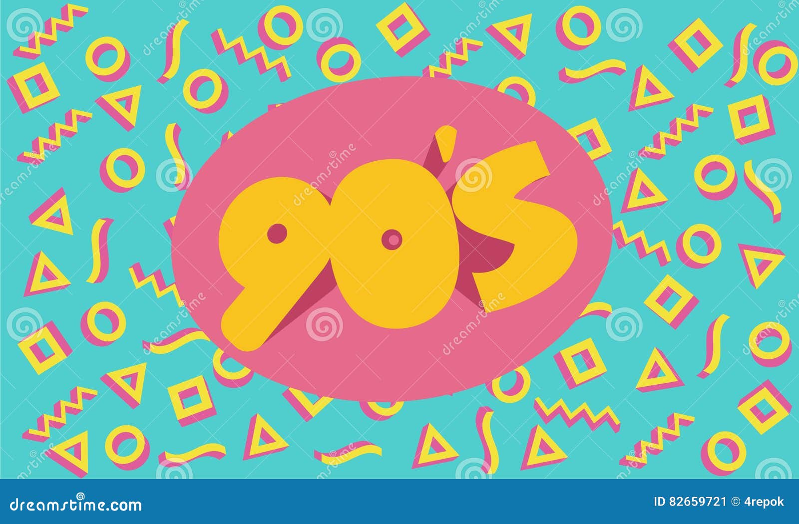  90s background or banners stock vector Illustration of 