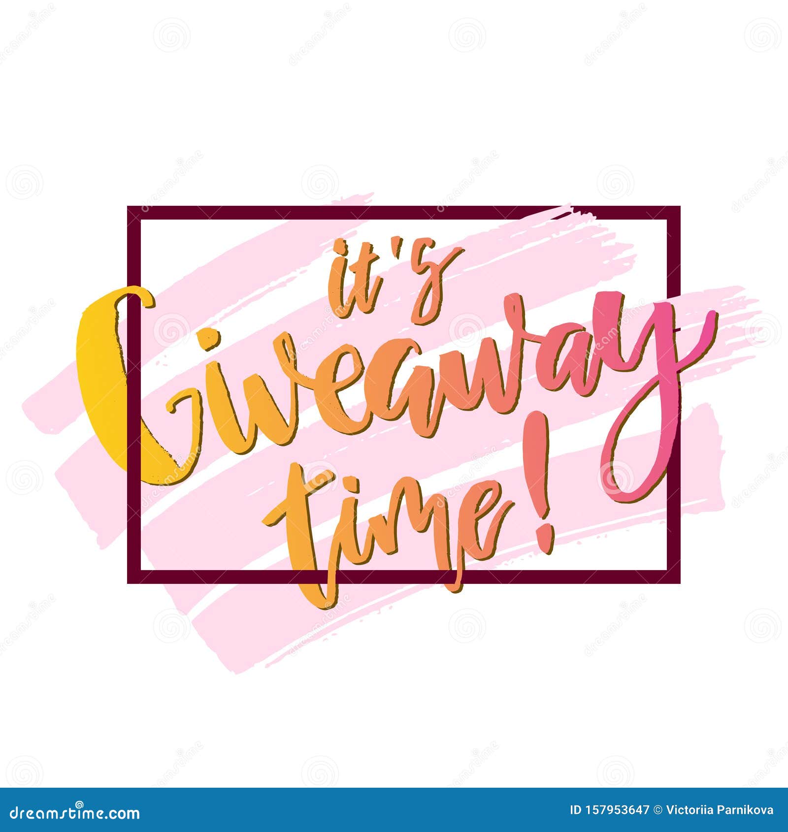 It`s Giveaway Time Modern Poster Template Design for Social Media With Regard To Free Raffle Flyer Template